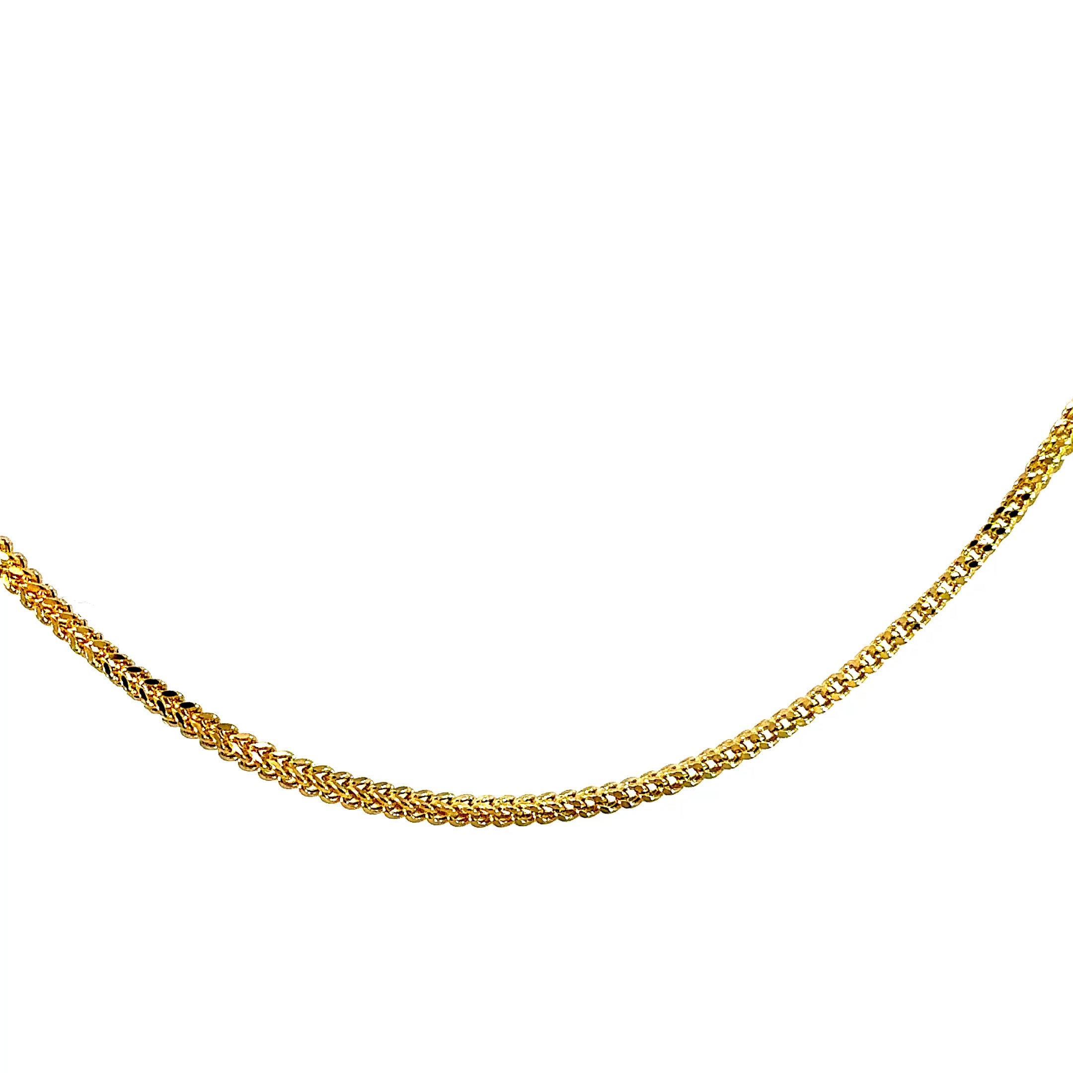 10k Gold - 2.2mm Franco Chain