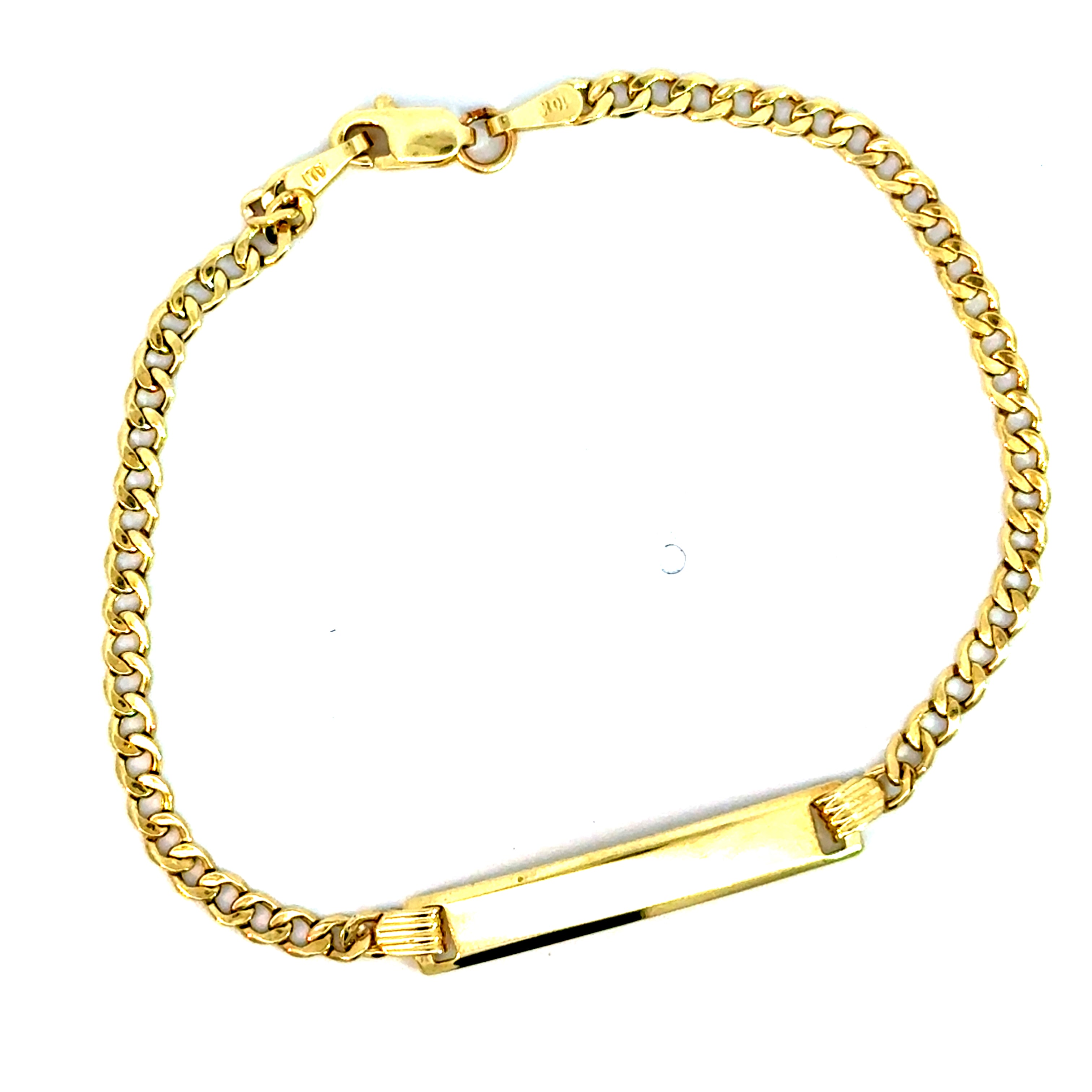 10k Gold - Curb Link Kids Valentino