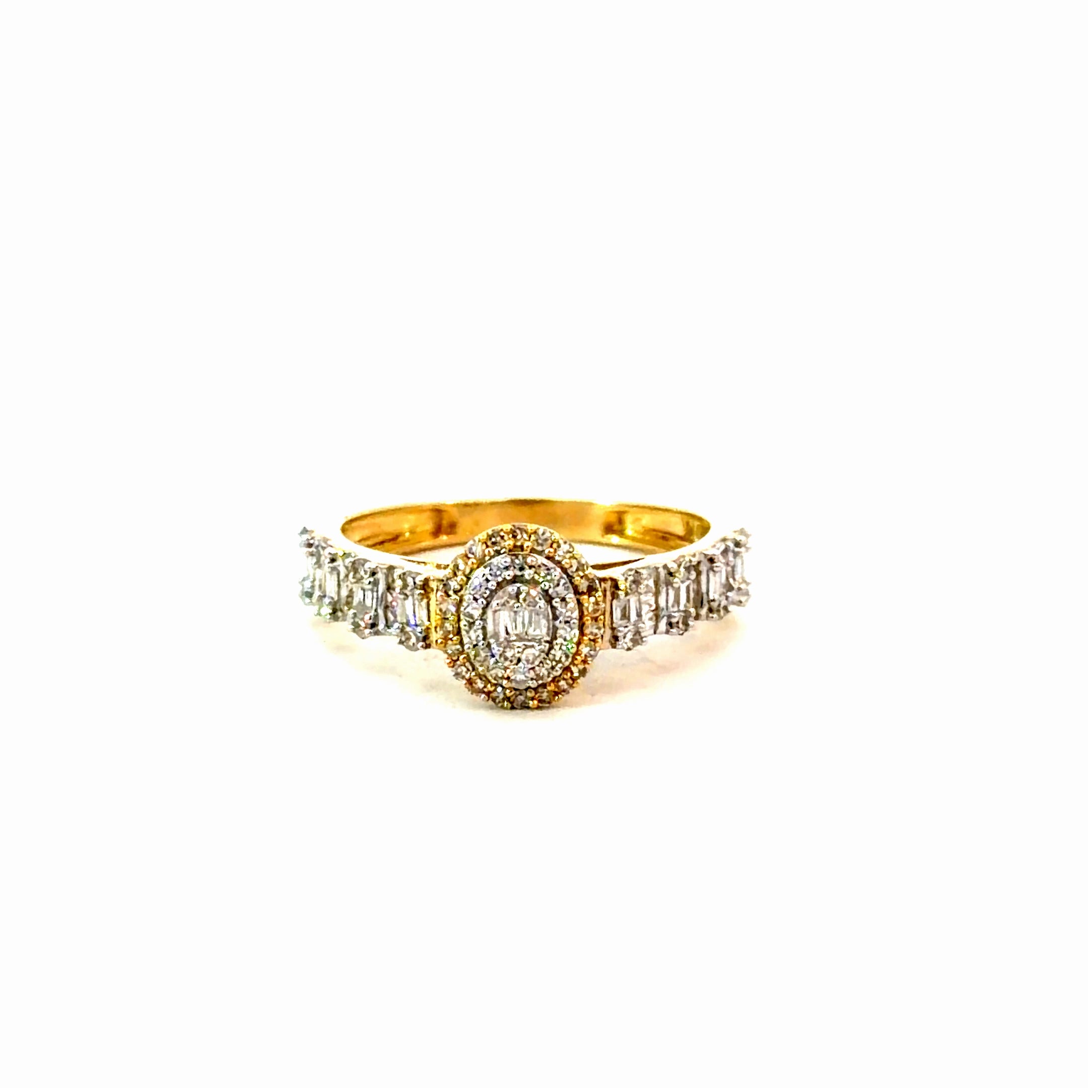 10k Gold & Diamonds Ring