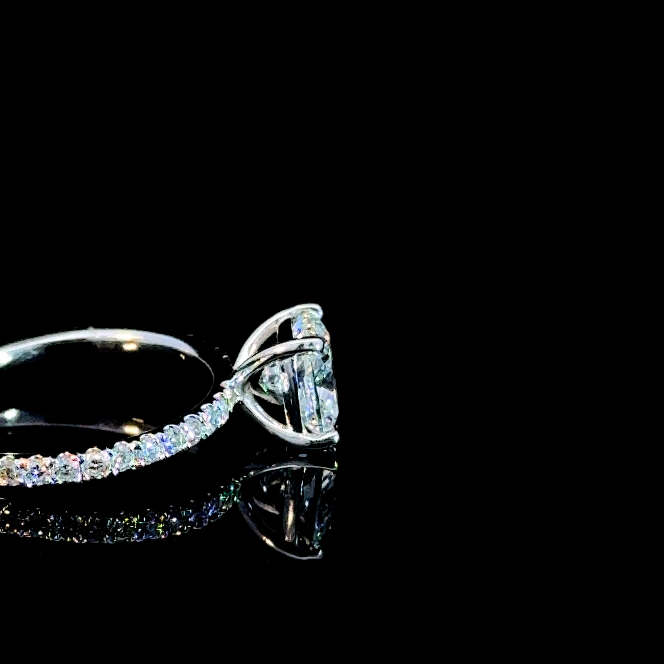 1.54 Carat Square Cushion Cut Lab-Grown Diamond