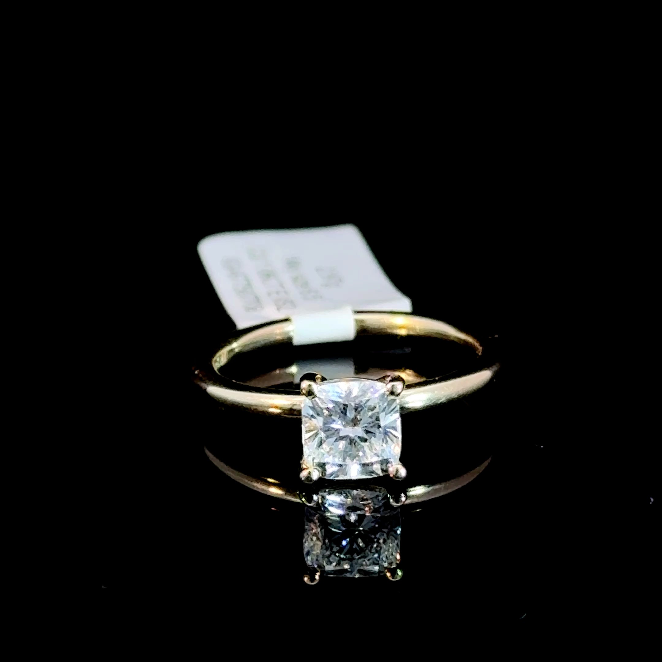 1.06 Carat Square Cushion Cut Lab-Grown Diamond