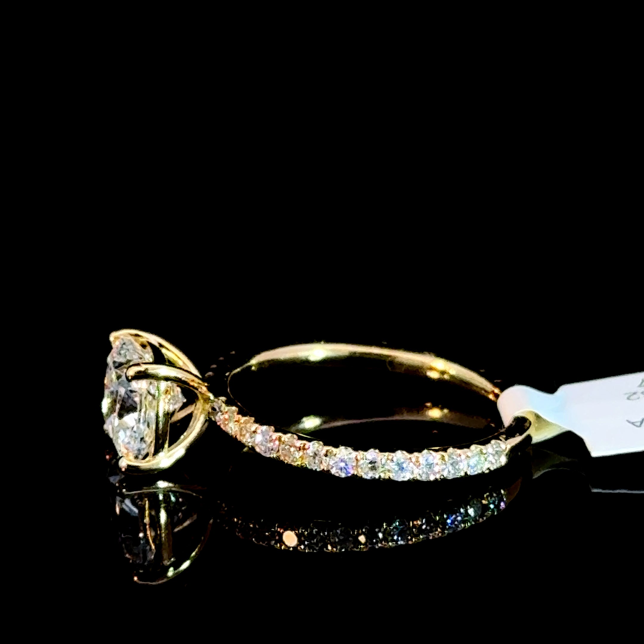 1.55 Carat Square Cushion Cut Lab-Grown Diamond