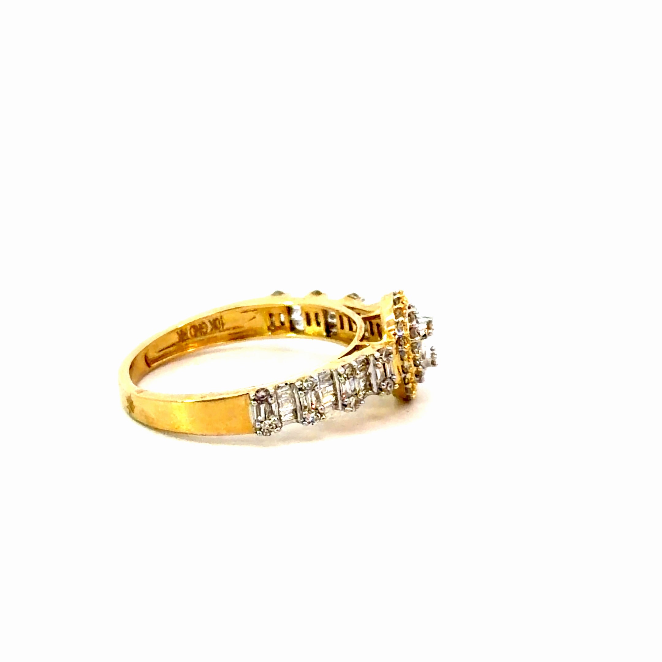 10k Gold & Diamonds Ring