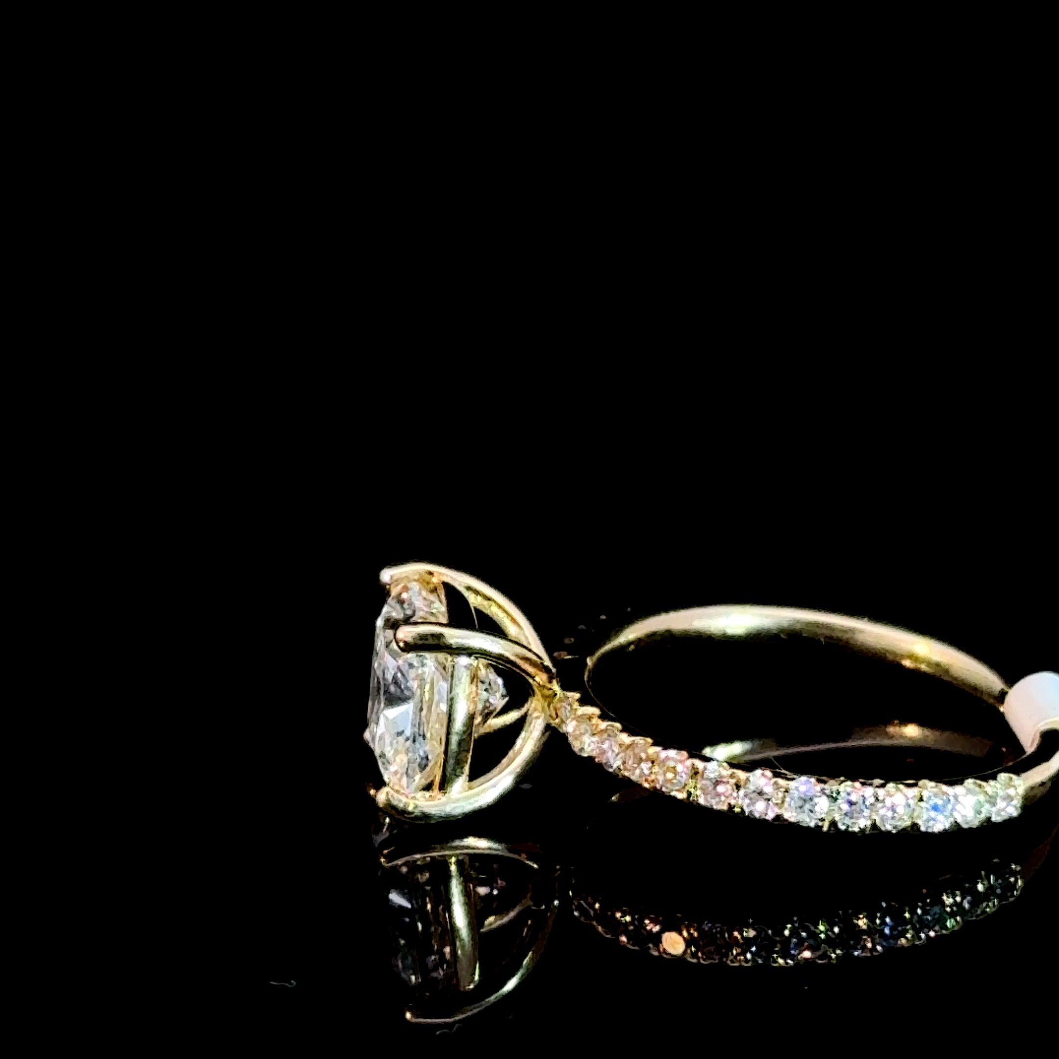 2.10 Carat Square Cushion Cut Lab-Grown Diamond