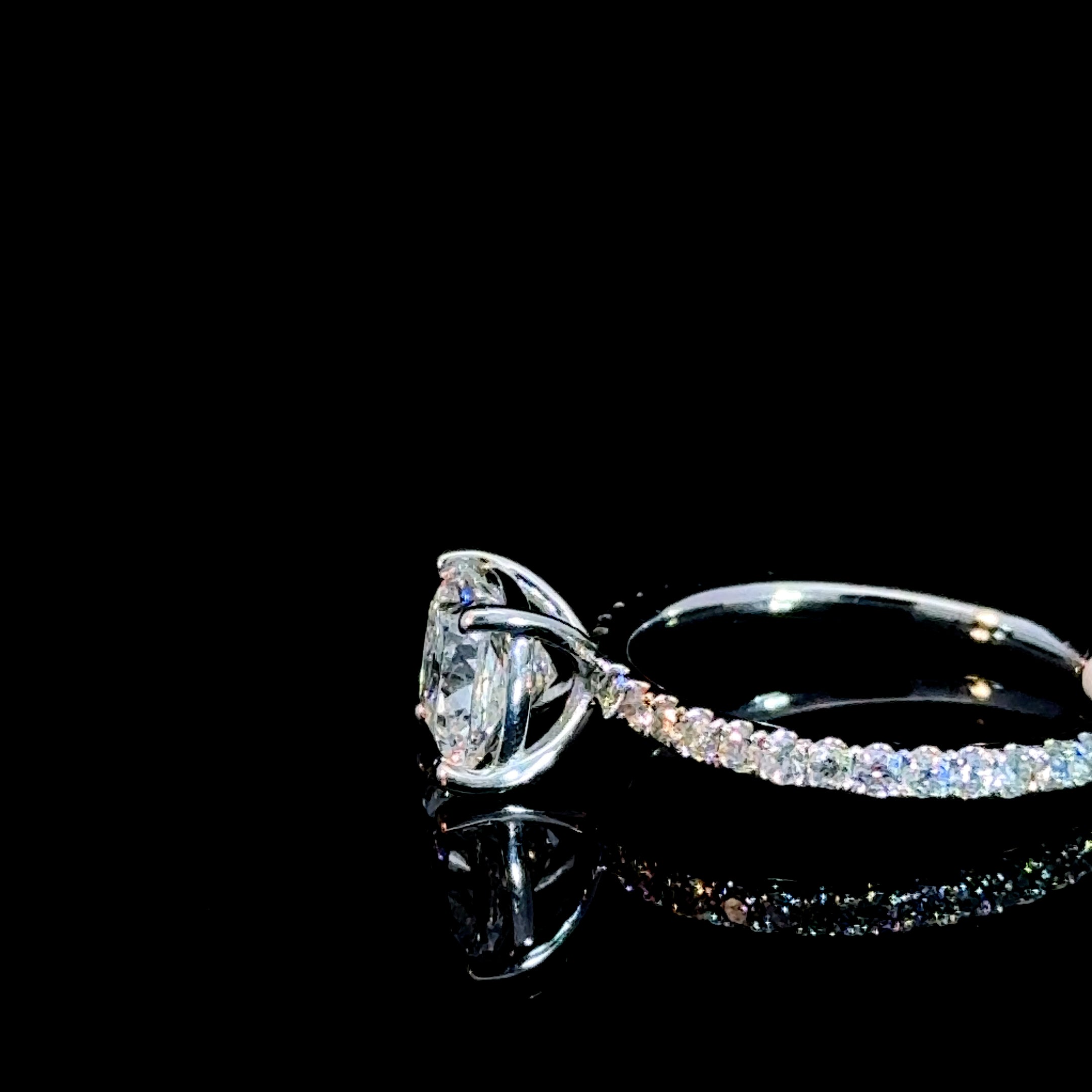 1.54 Carat Square Cushion Cut Lab-Grown Diamond