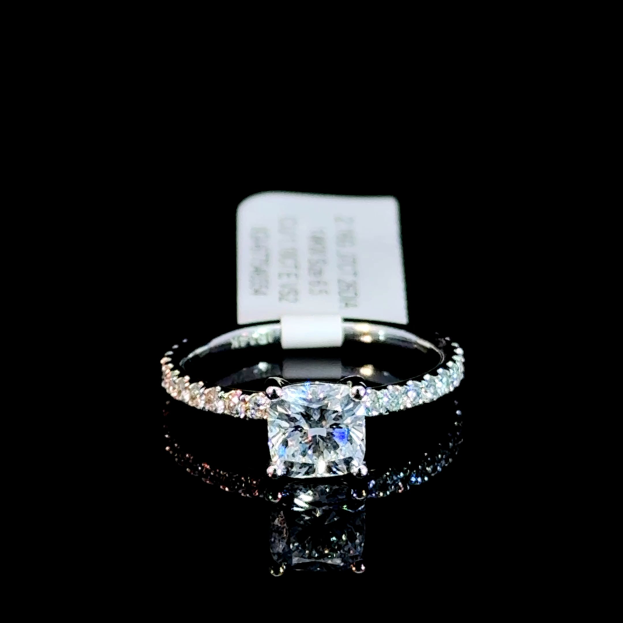 1.10 Carat Cushion Cut Lab-Grown Diamond