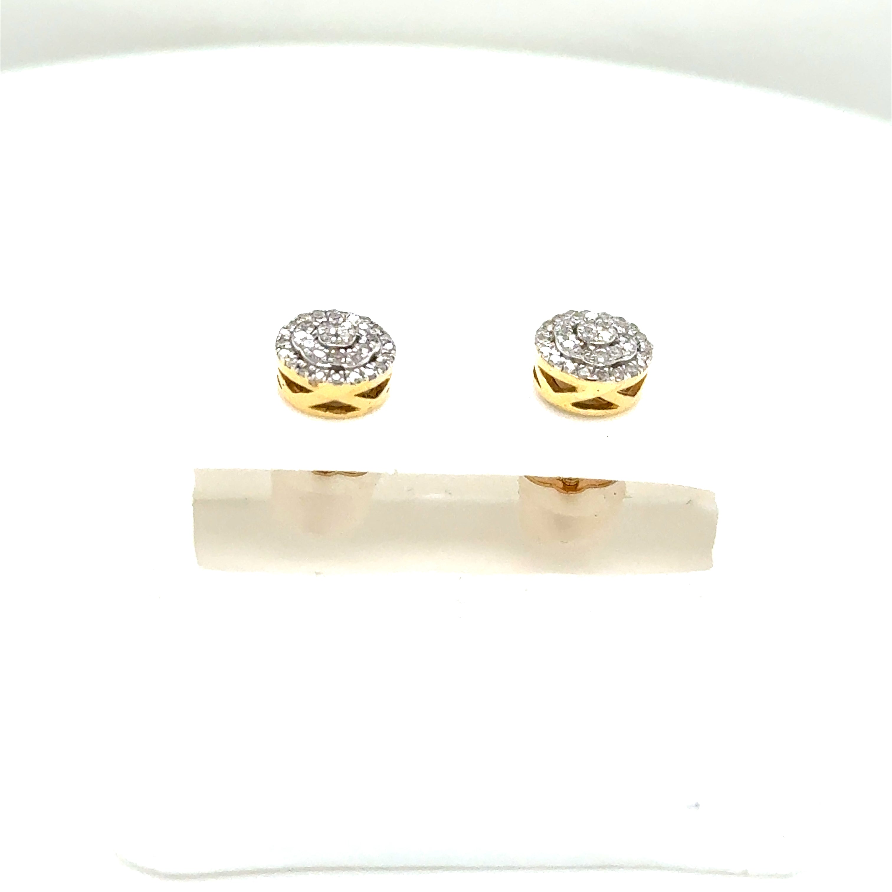 14k Gold- Diamond Studs