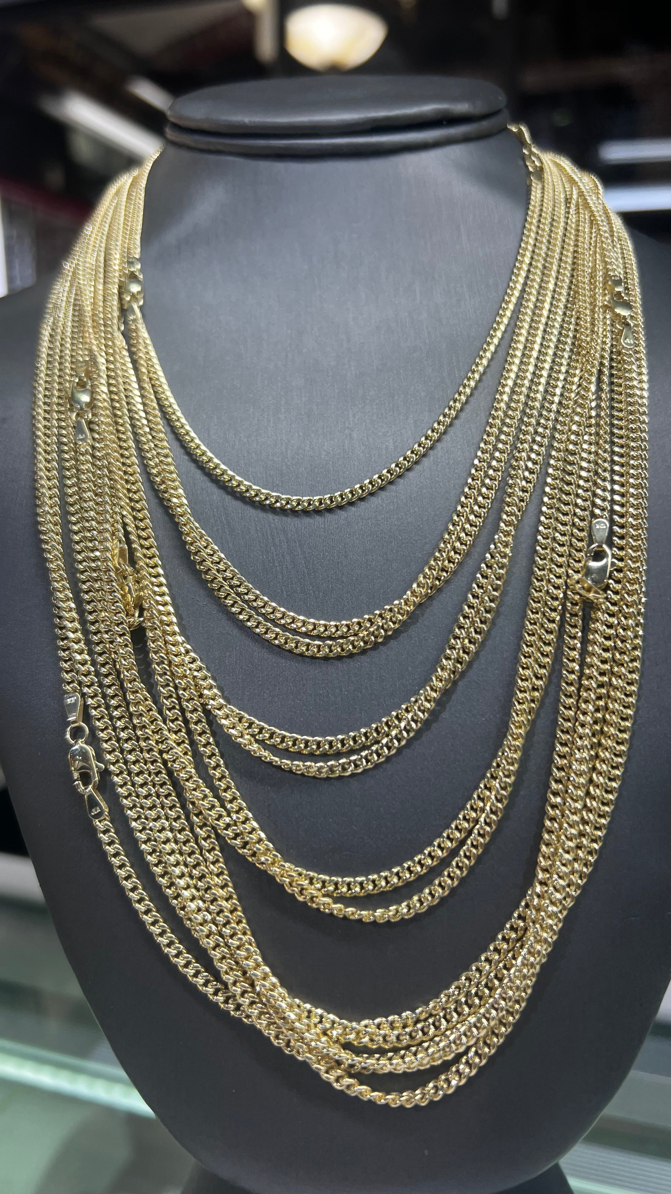 10k Gold - 3mm Miami Cuban Chain