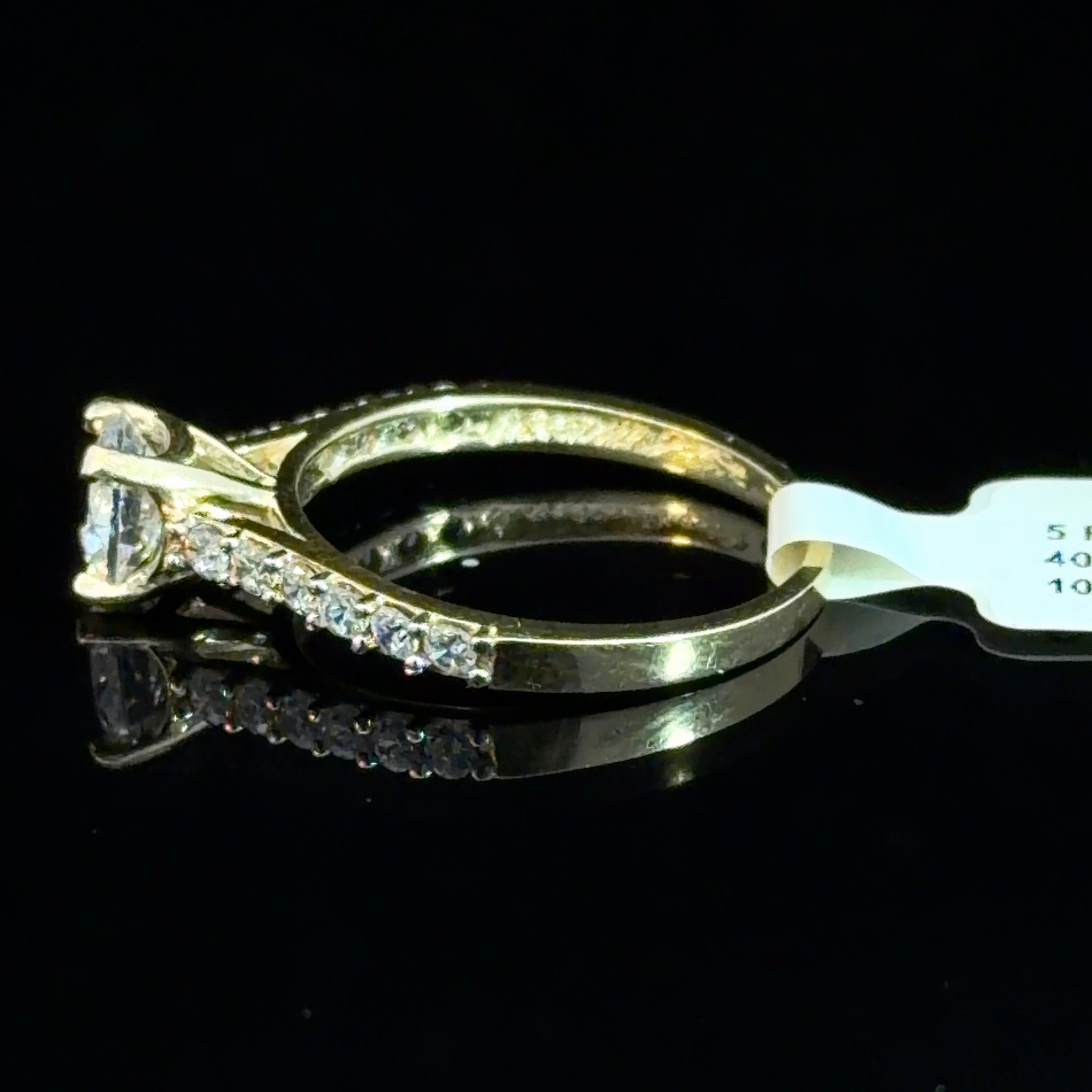 10k Gold - CZ Engagement Ring