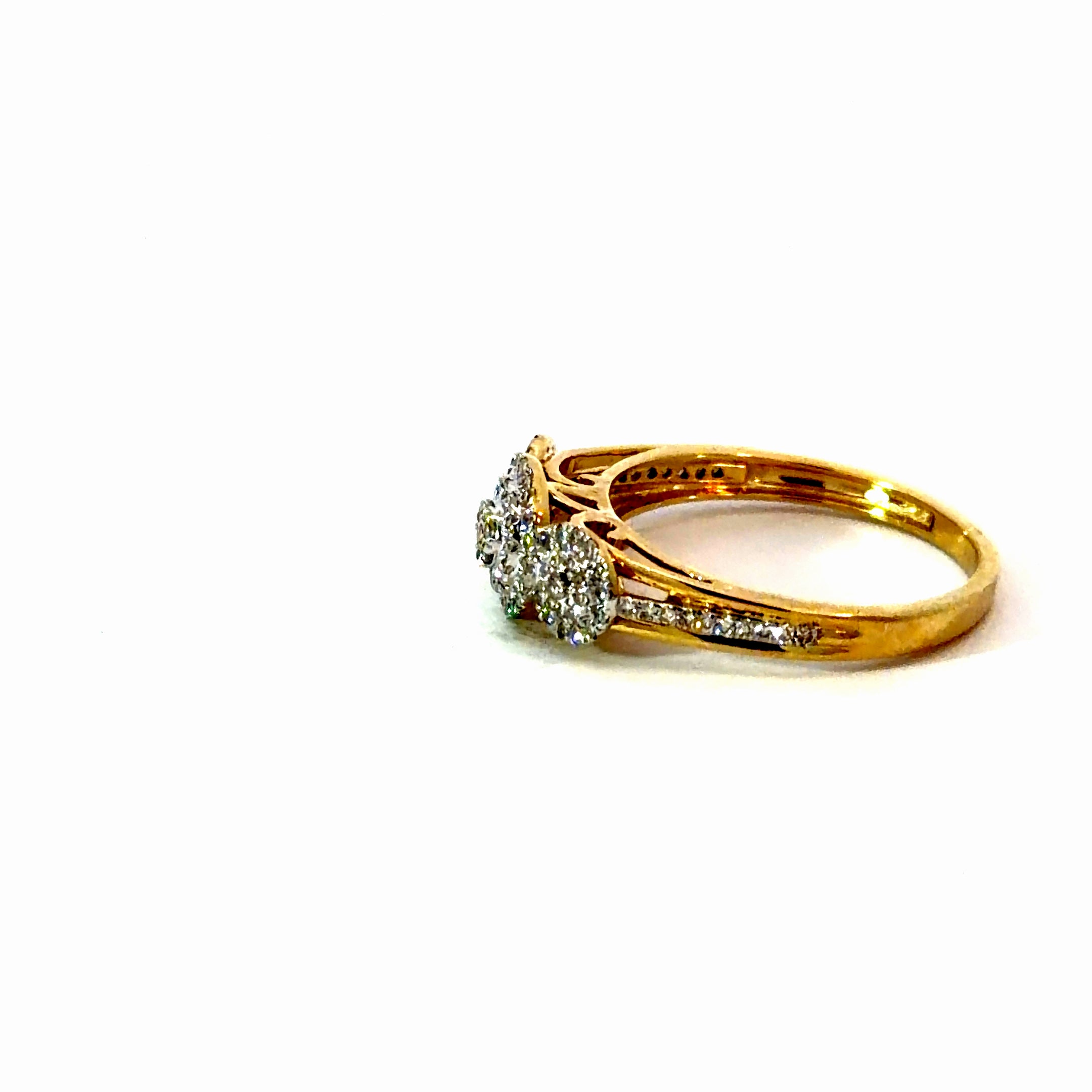 10k Gold & Diamonds Ring