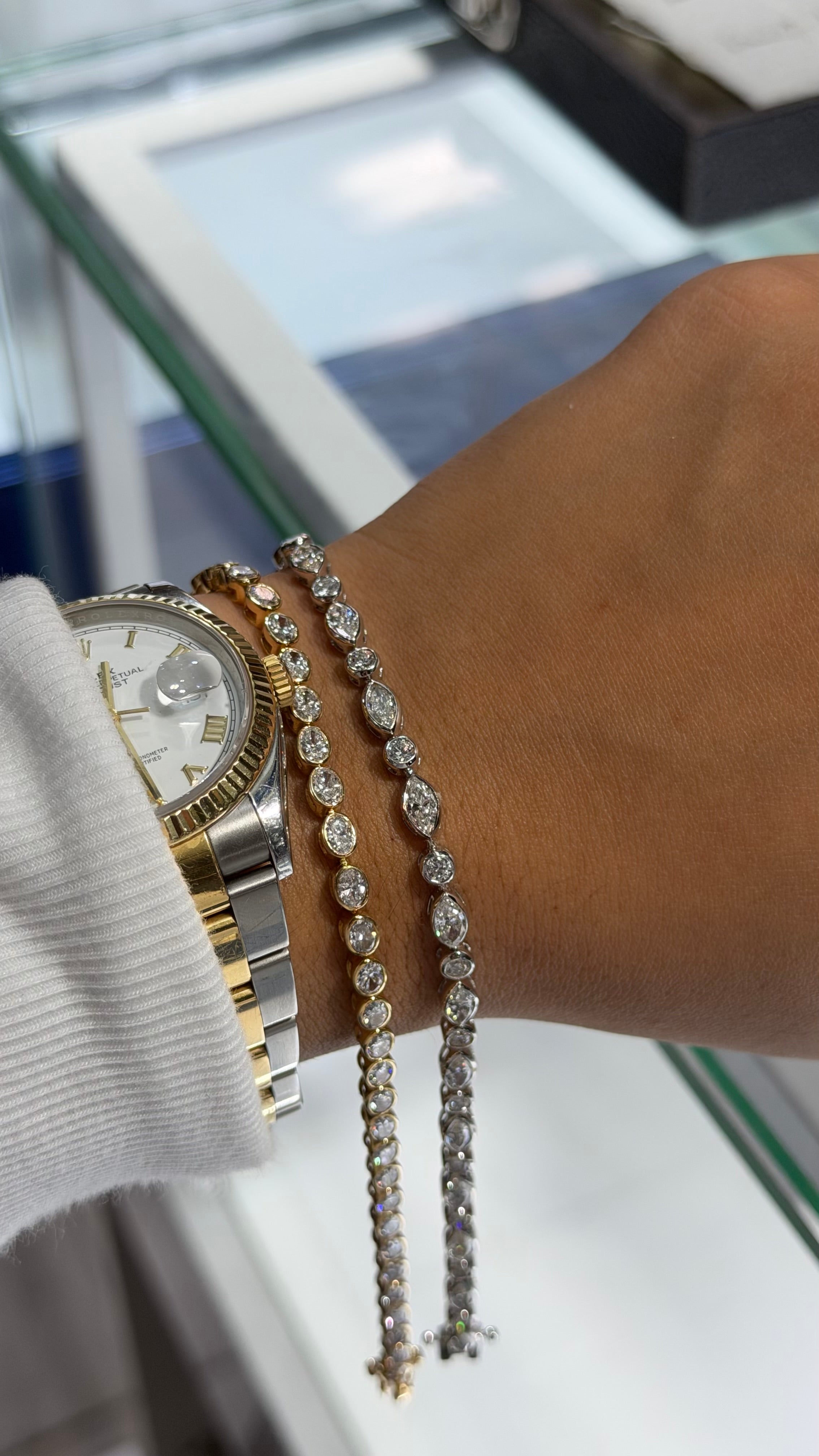 5.40ct Multishape Tennis Bracelet
