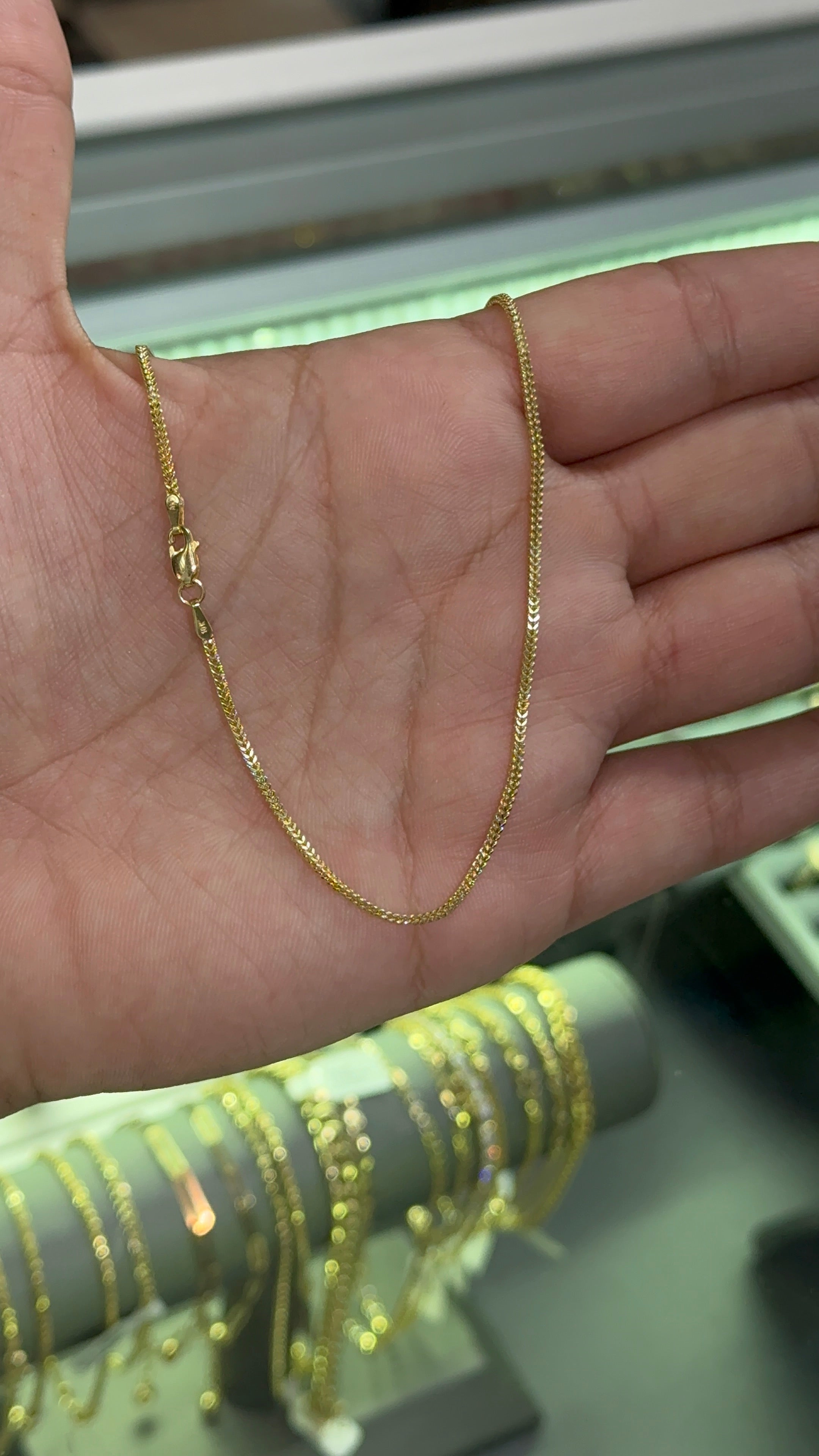 10k Gold - 1.5mm Franco Chain