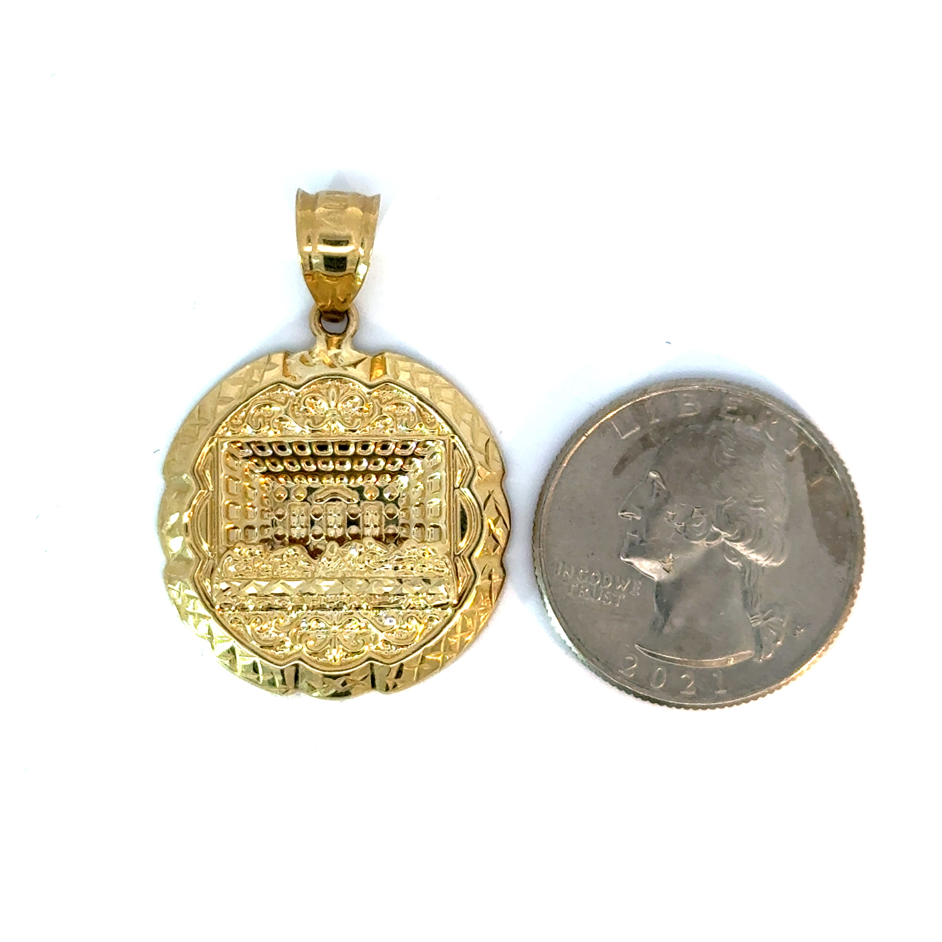 10k Gold - Santa Cena Pendant