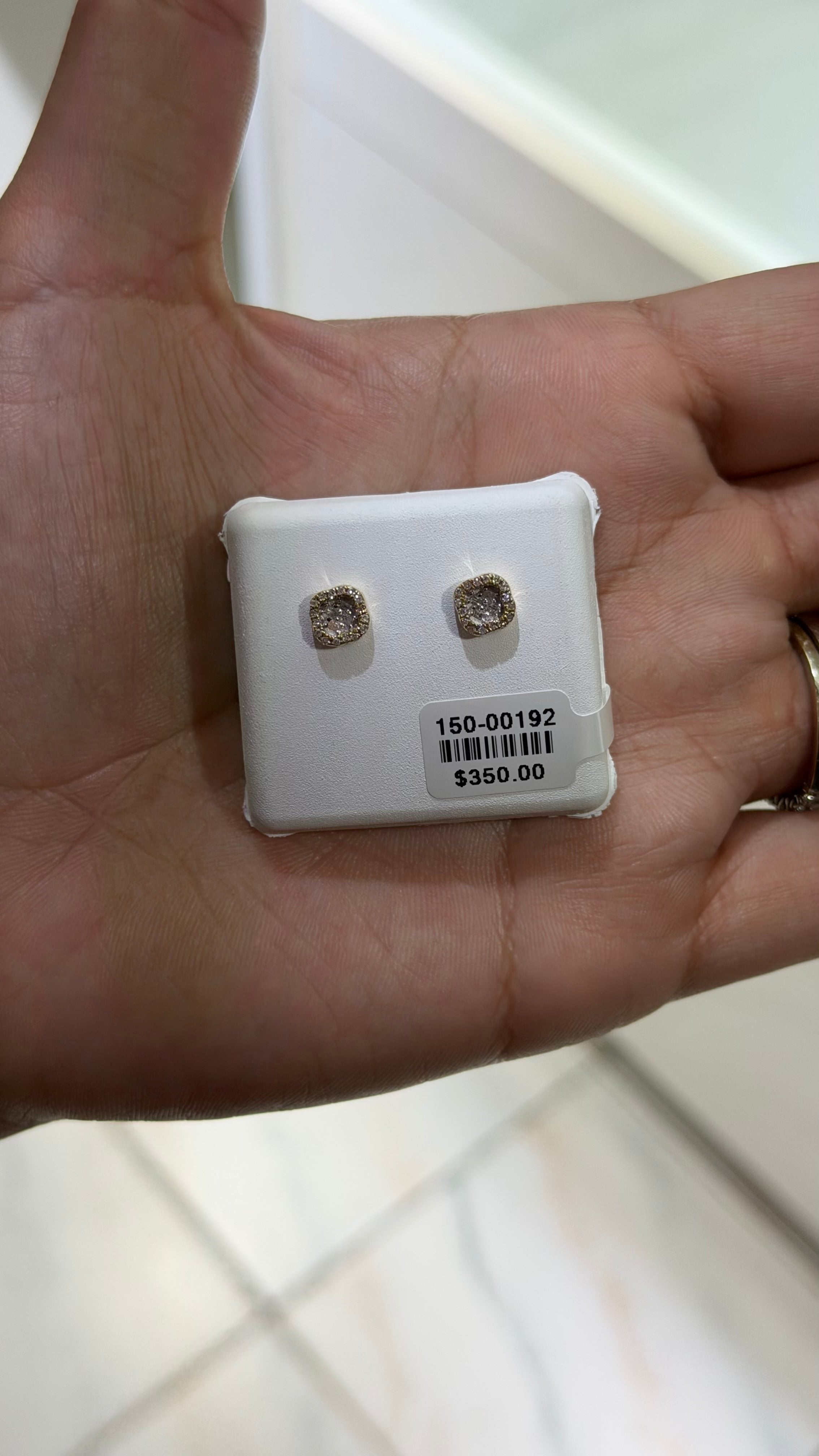 10k Gold & Diamond Studs