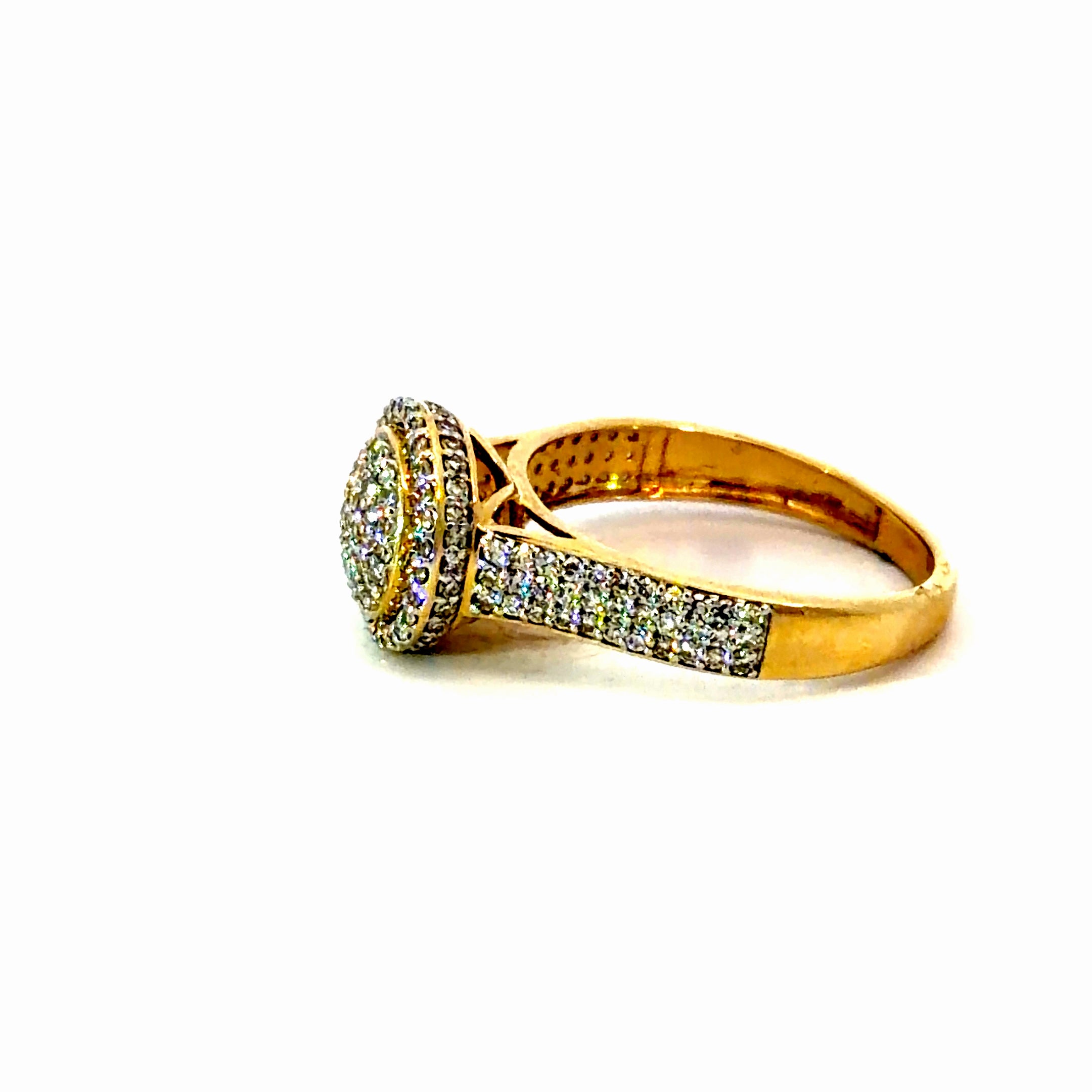 10k Gold & Diamonds Ring