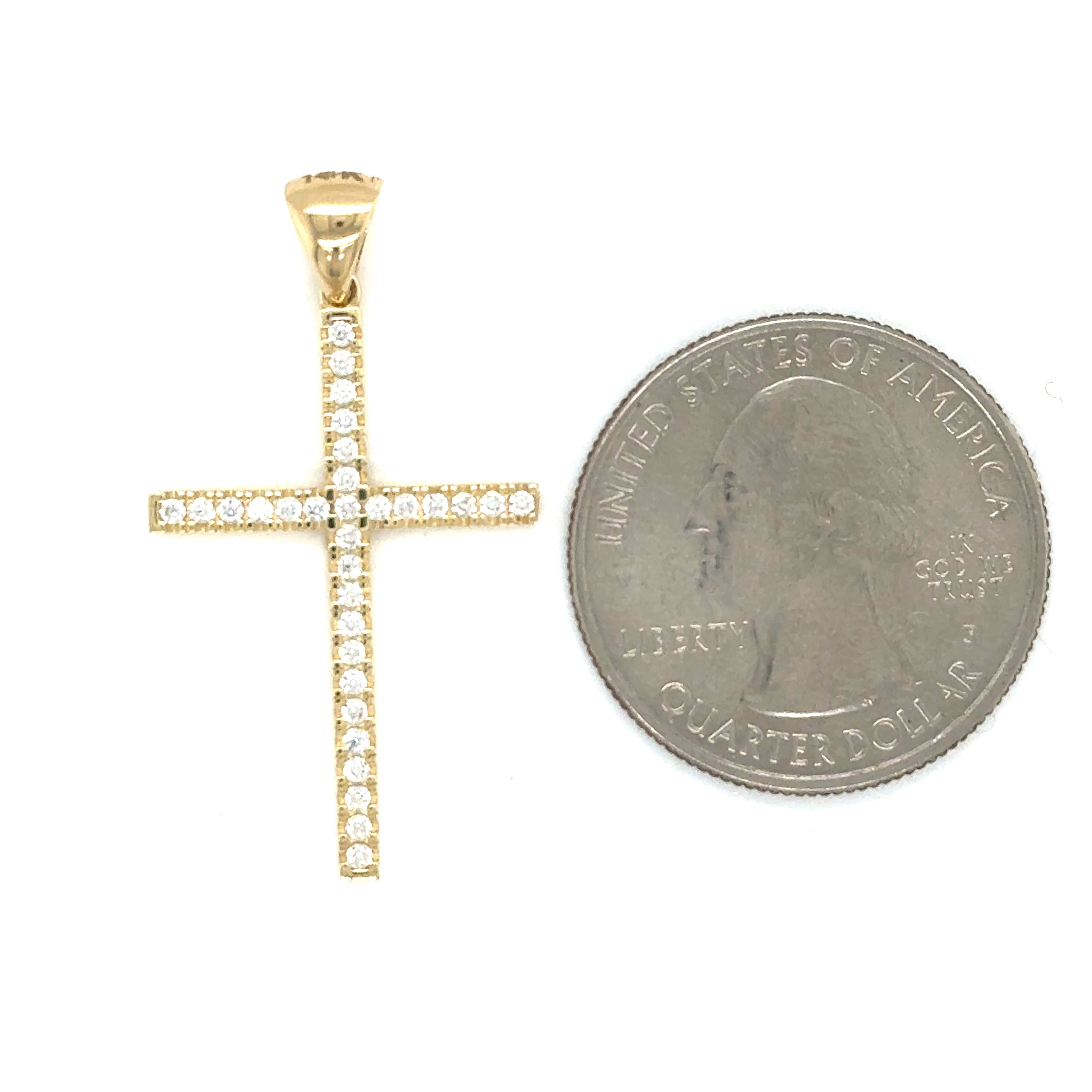 14k Gold - Cross Pendant