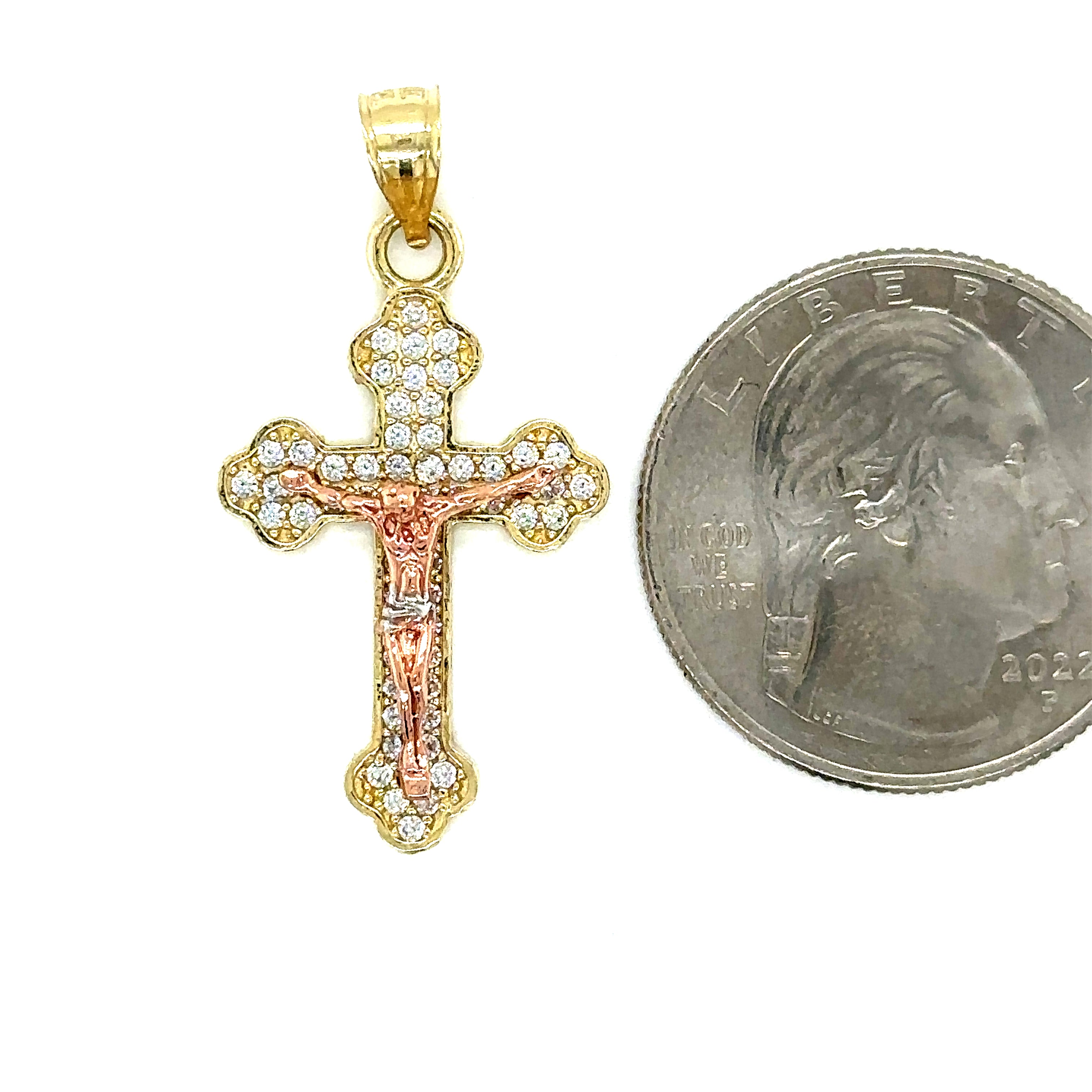 10k Gold - Cross Pendant