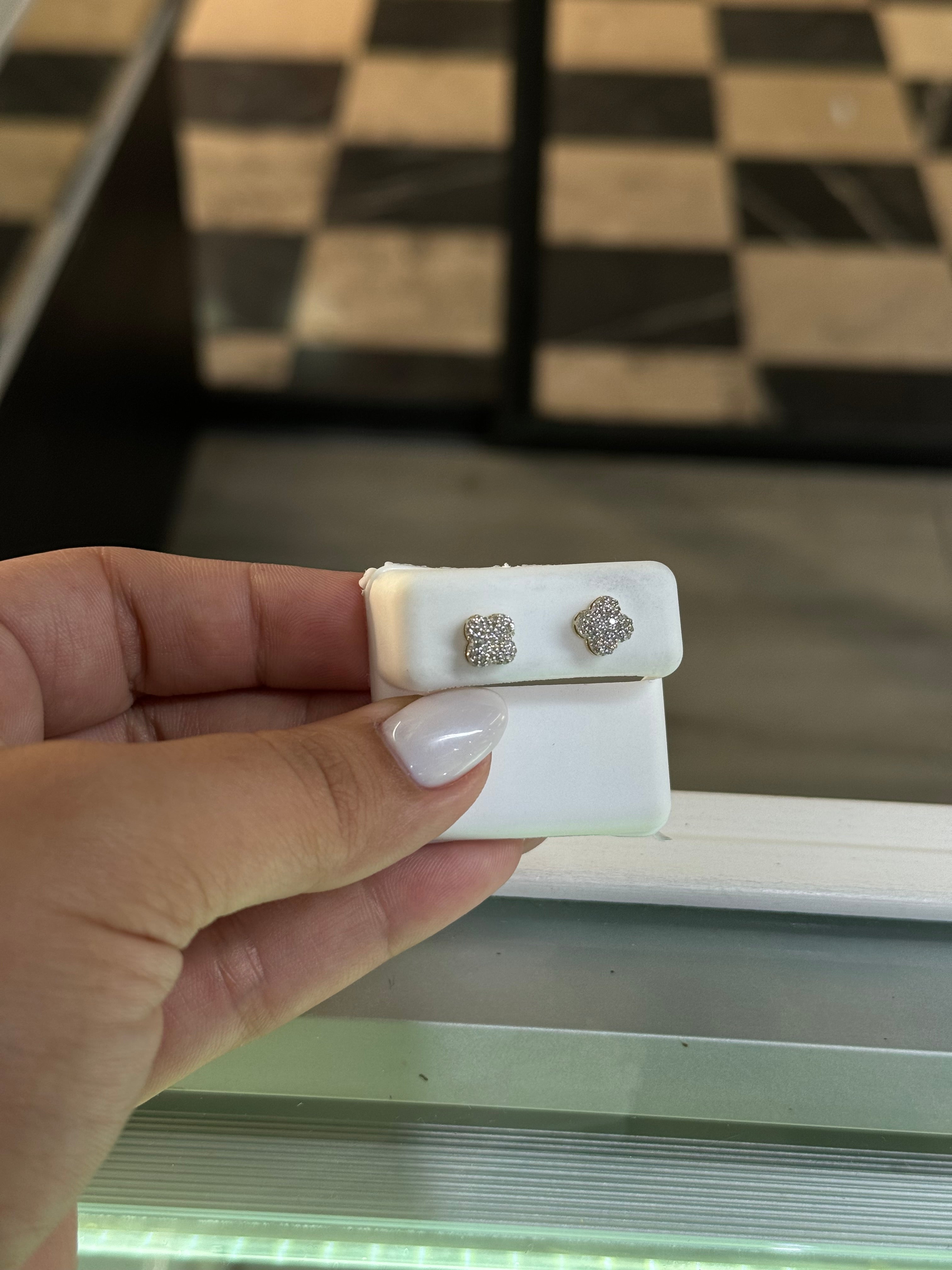 10k Gold- Diamond Studs