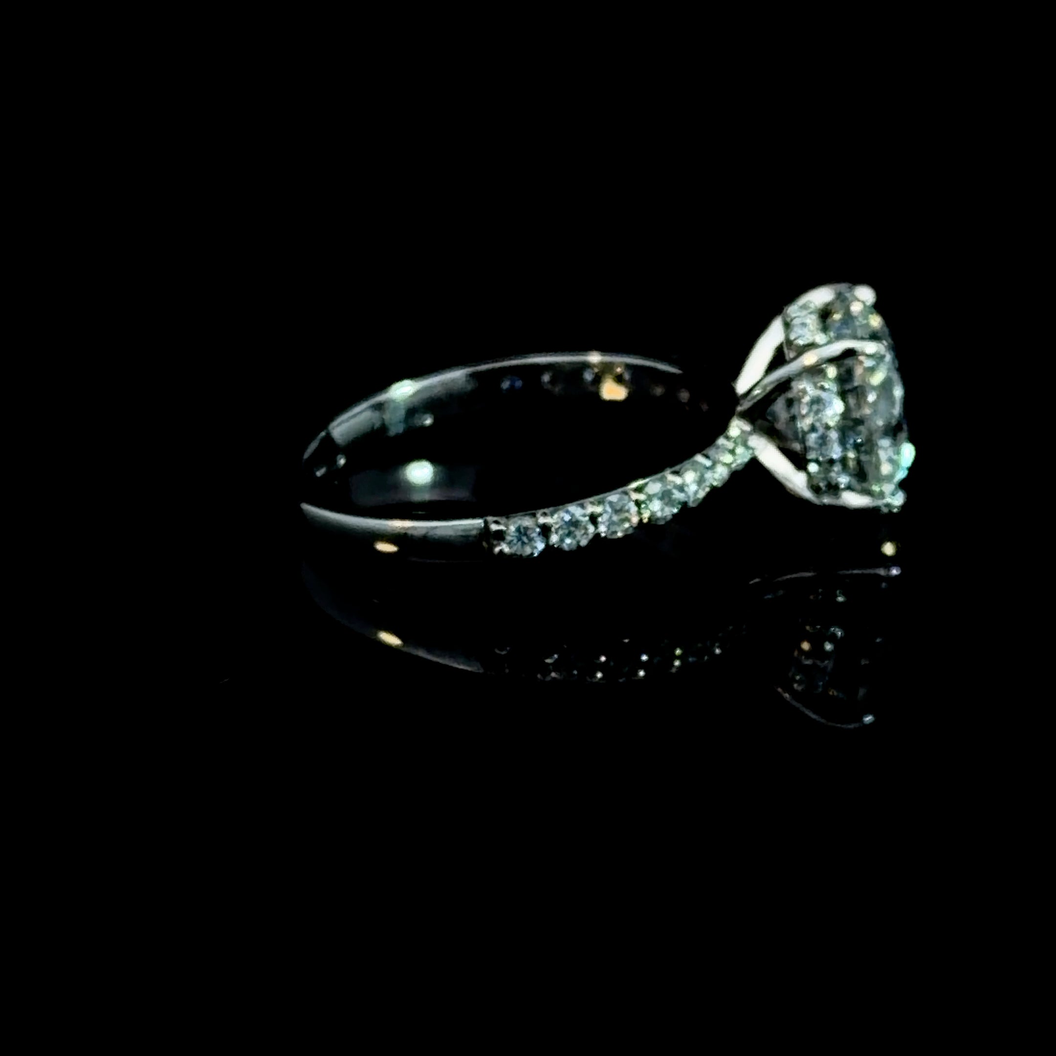 3.10ct Round Brilliant Lab Grown Diamond Ring | E/VS2 | Ideal Cut | IGI Certified