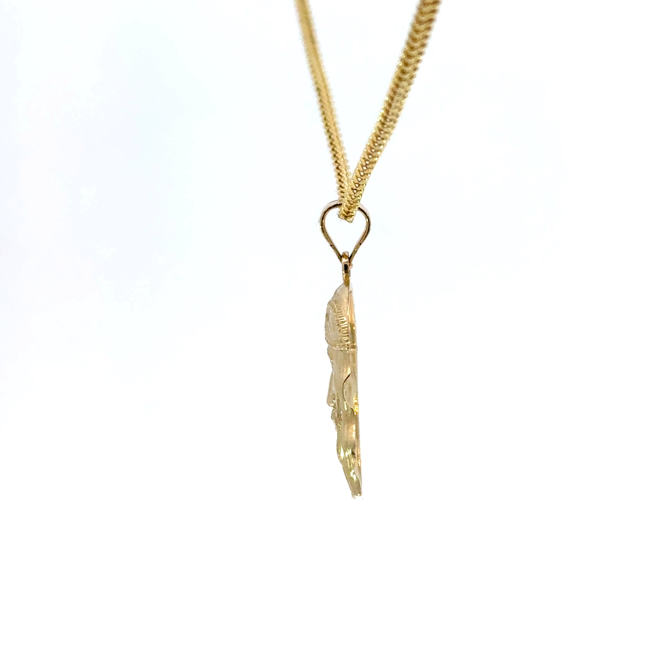 10k Gold Set - 1.5mm Franco Chain + Pendant