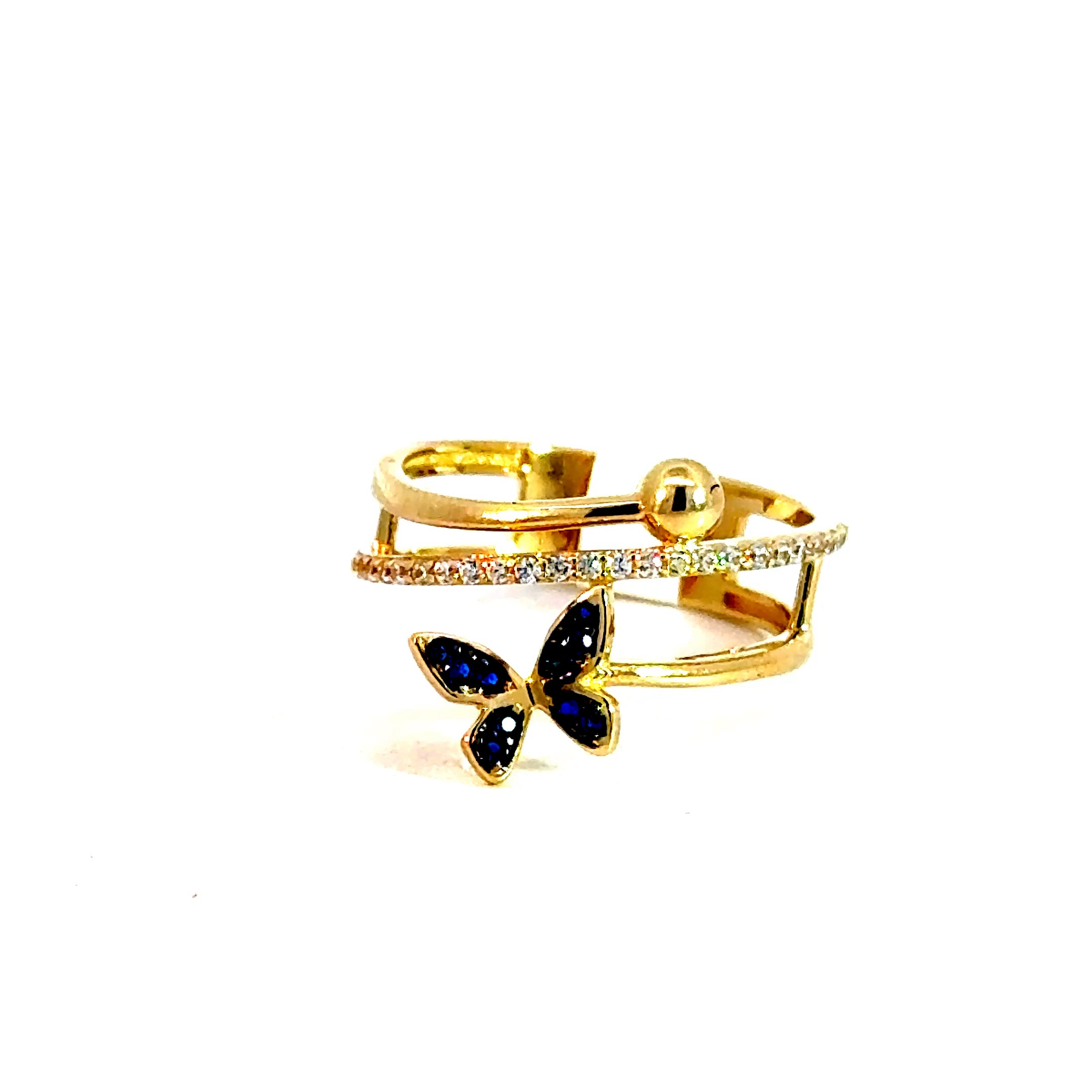 10k Gold - Butterfly Ring