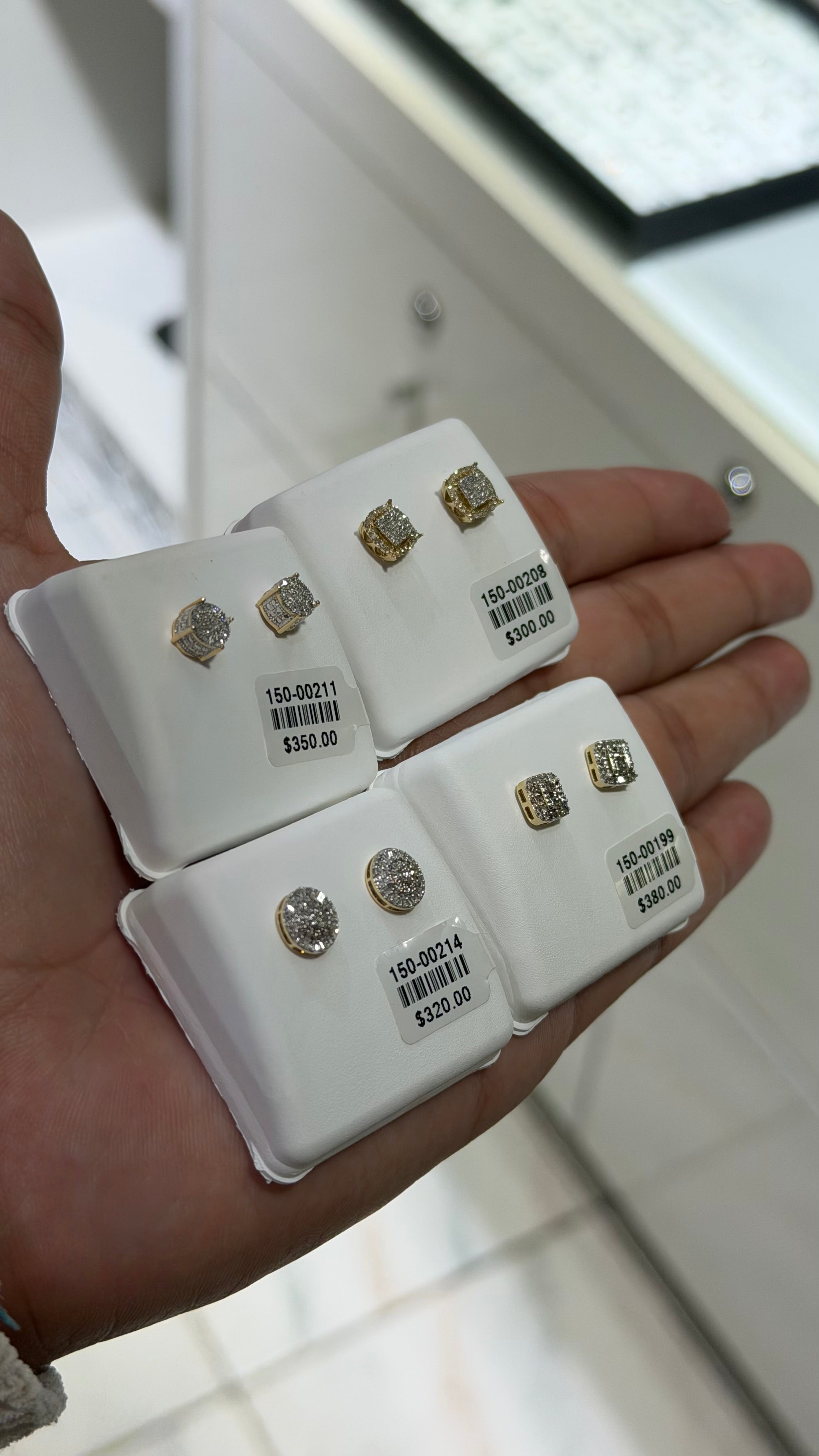 10k Gold & Diamond Studs