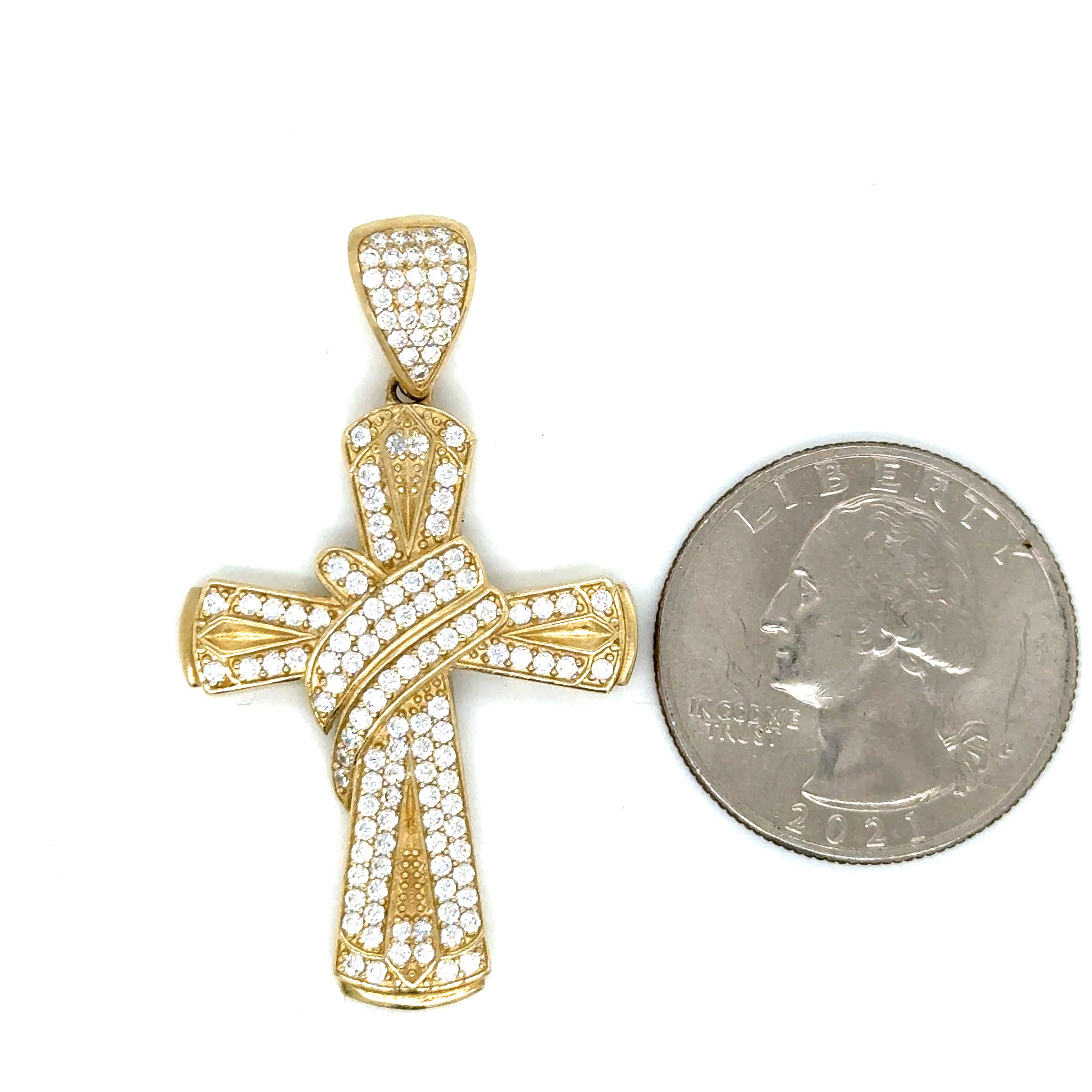 10k Gold - Cross Pendant