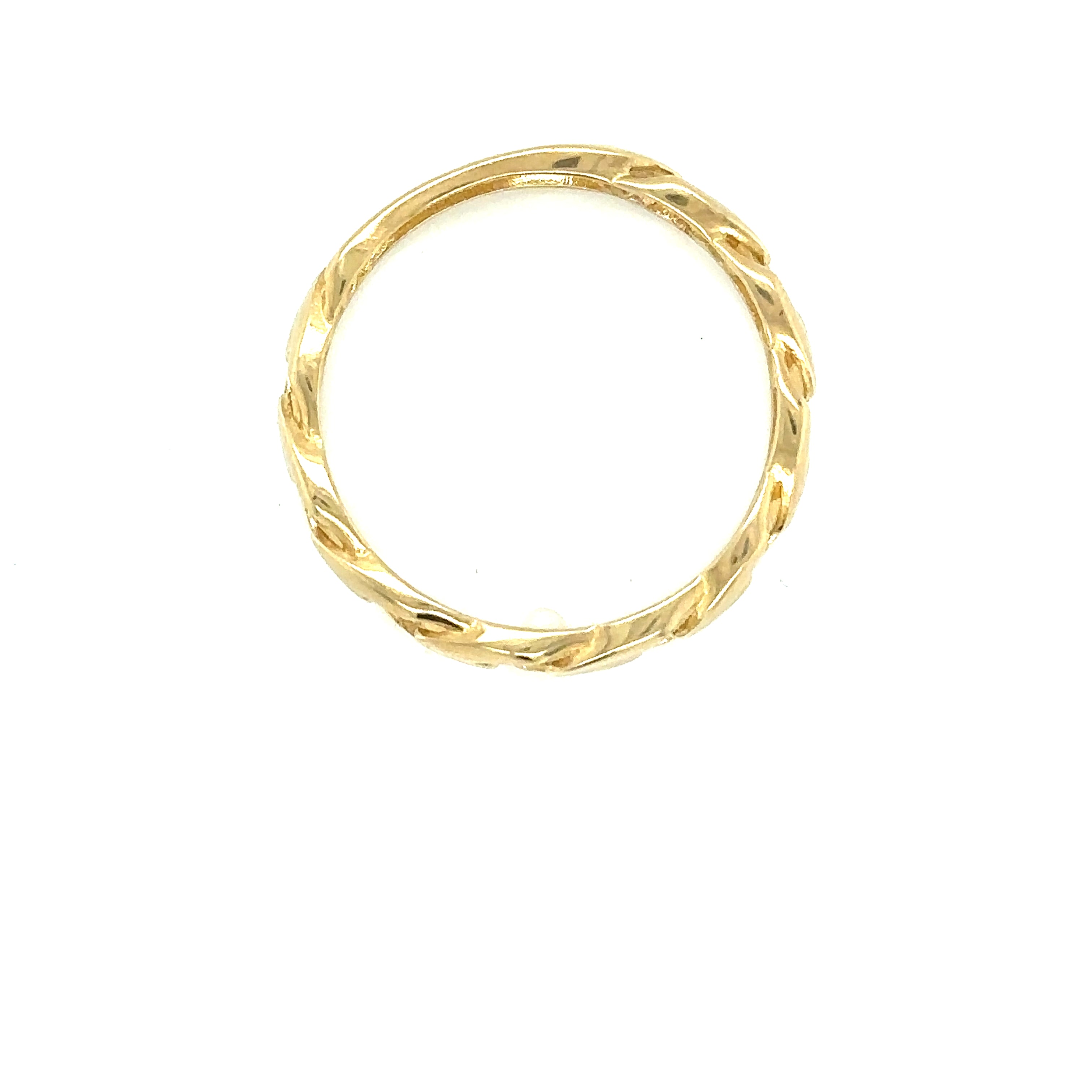 10k Gold - Thin Cuban Ring