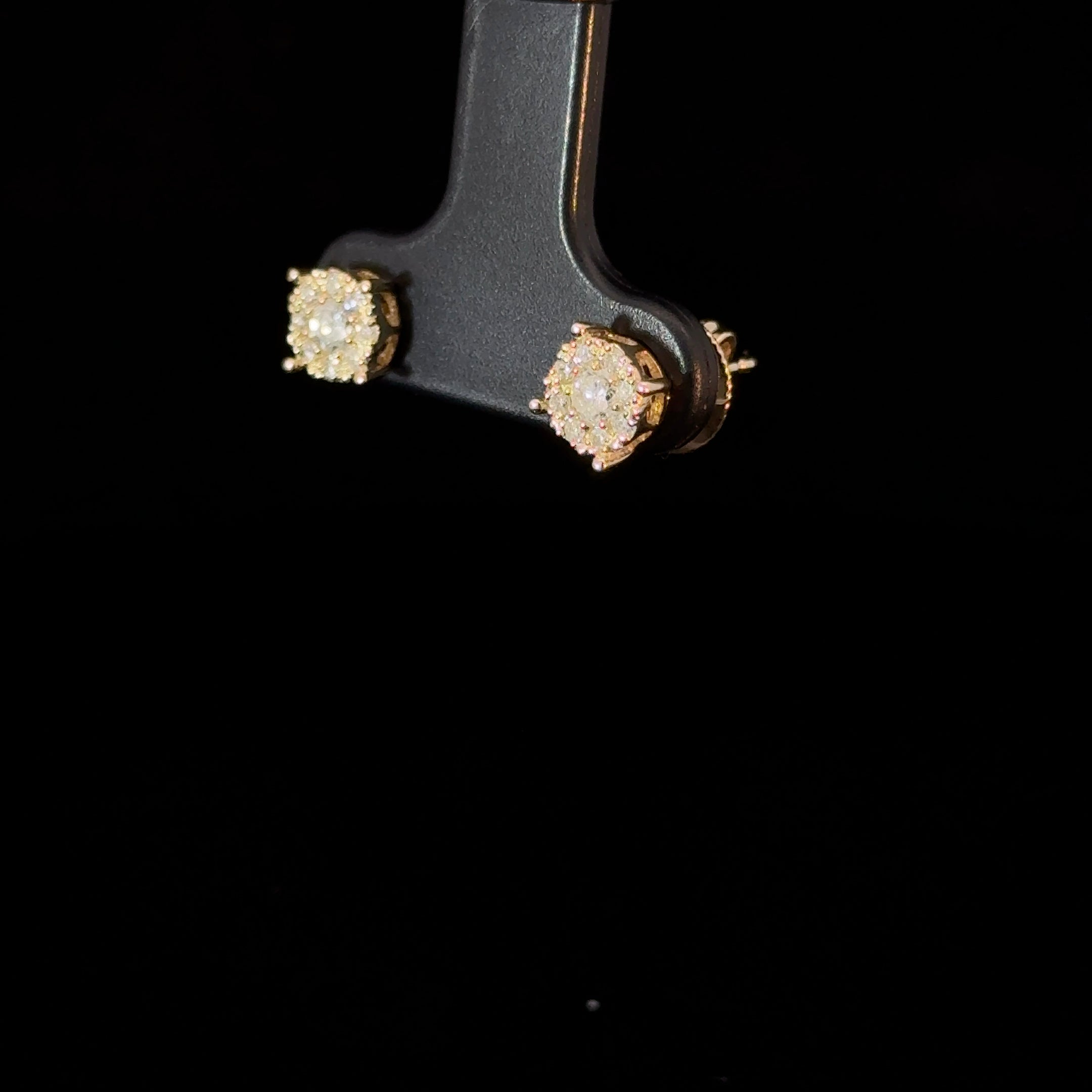 14k Gold - Diamond Studs