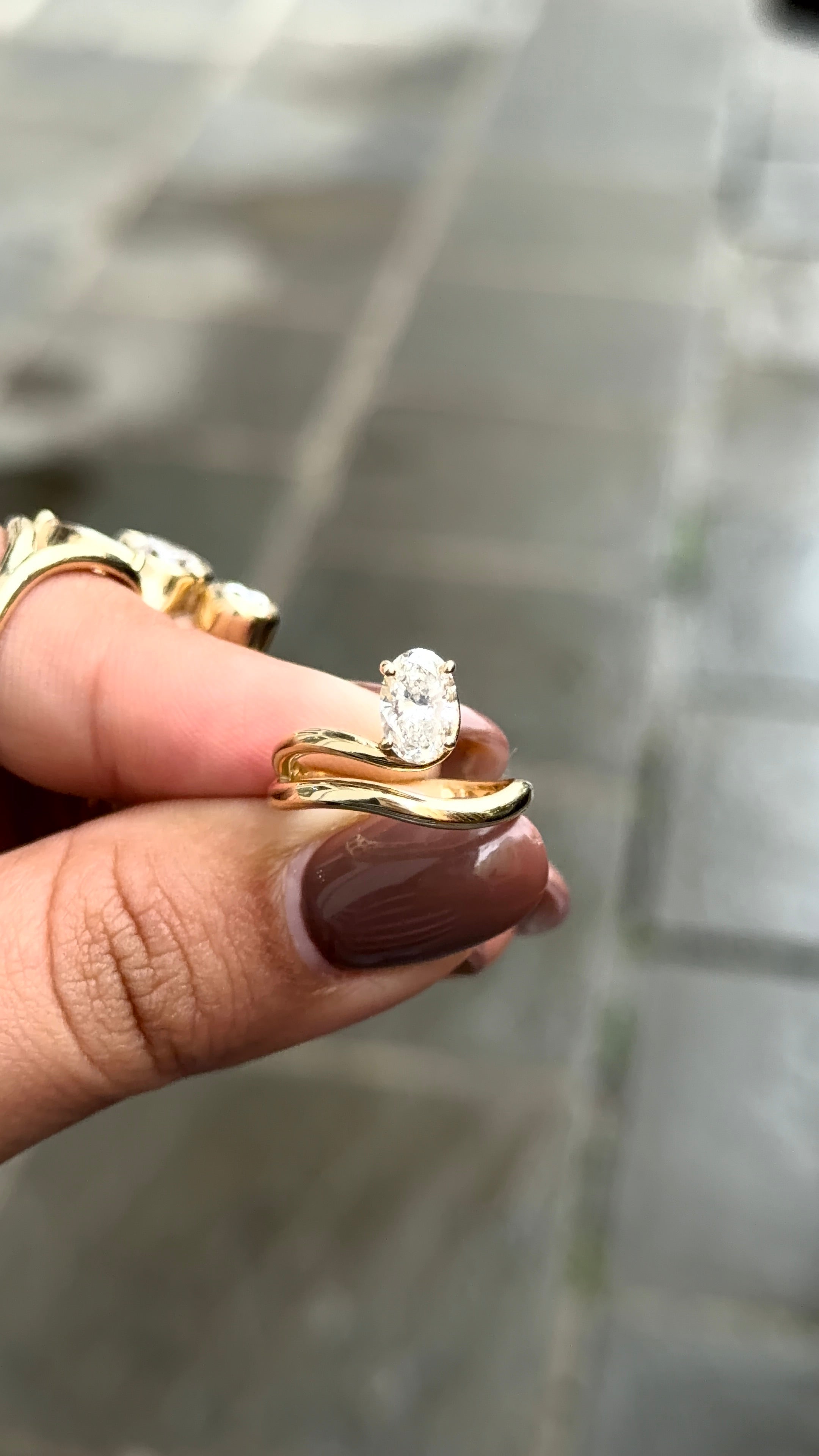 14k Gold & Lab-Grown Diamond Ring