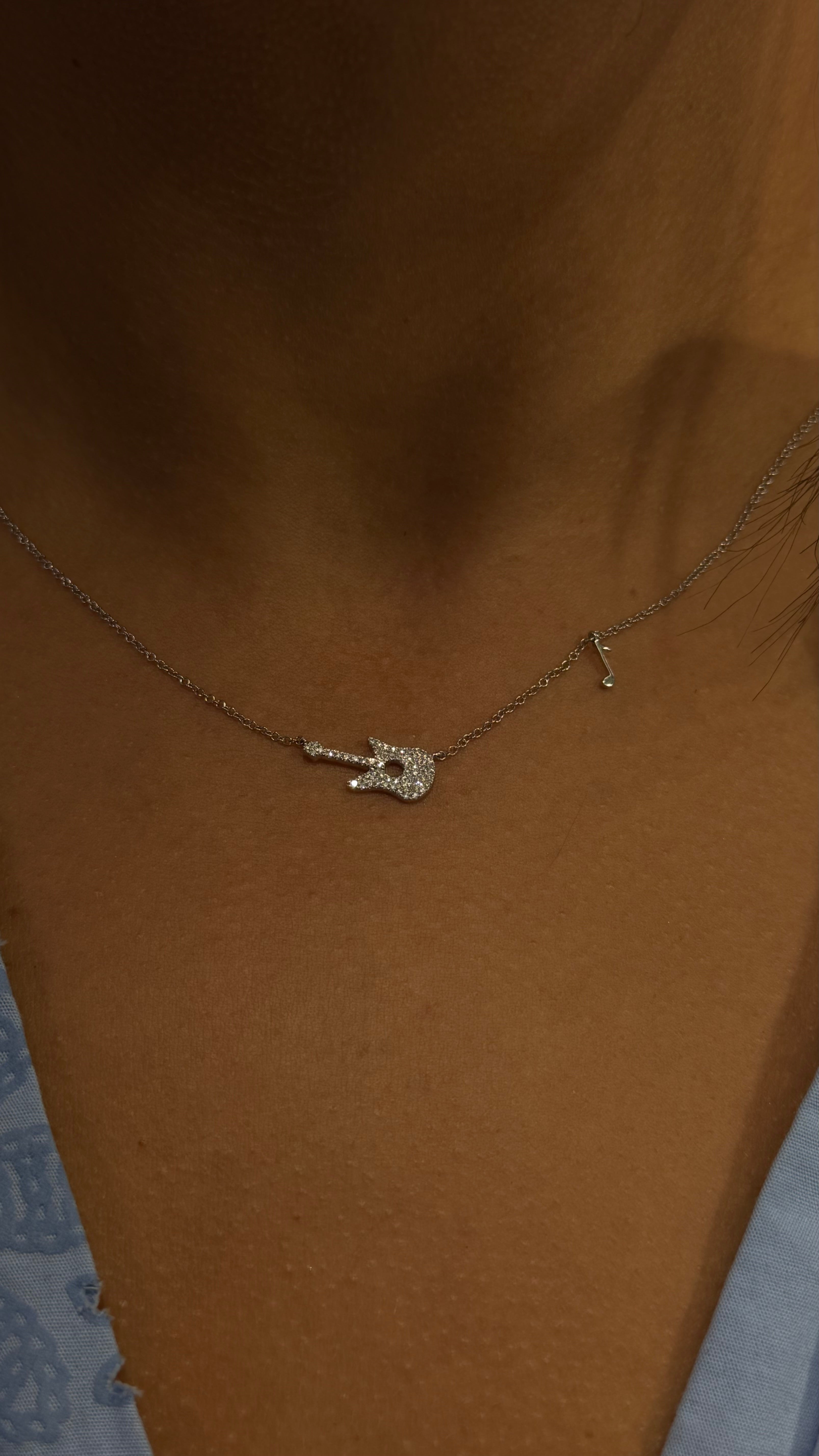 14k White Gold & Diamonds