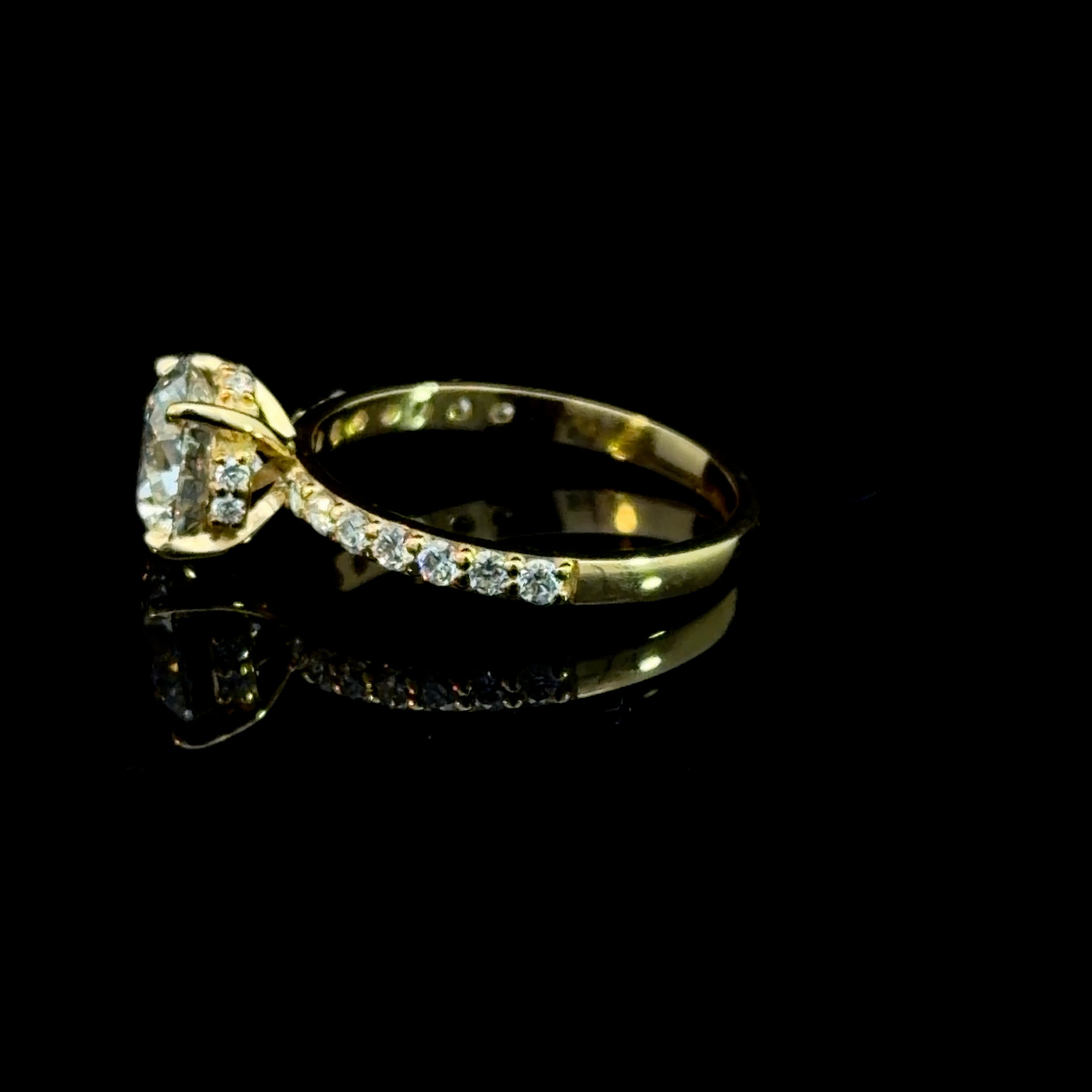 2.03ct Round Brilliant Lab Grown Diamond Ring | E/VS2 | Ideal Cut | IGI Certified