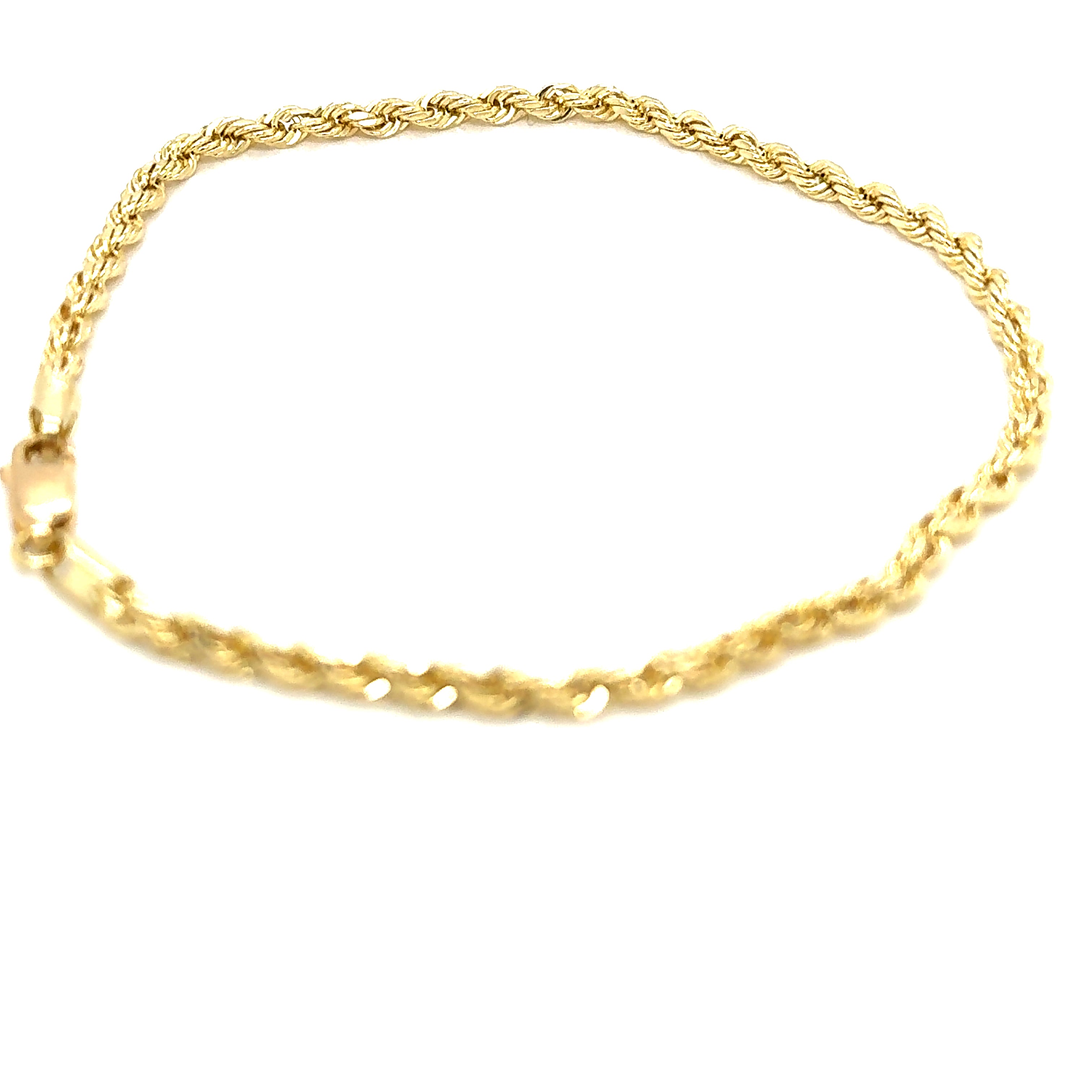 10k Gold - 3mm Rope Bracelet