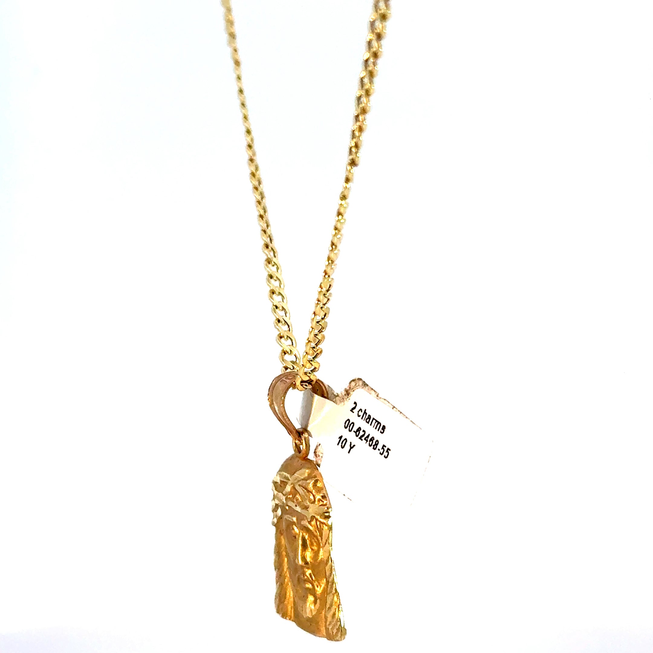 10k Gold Set - 2.5mm Cuban Chain + Pendant