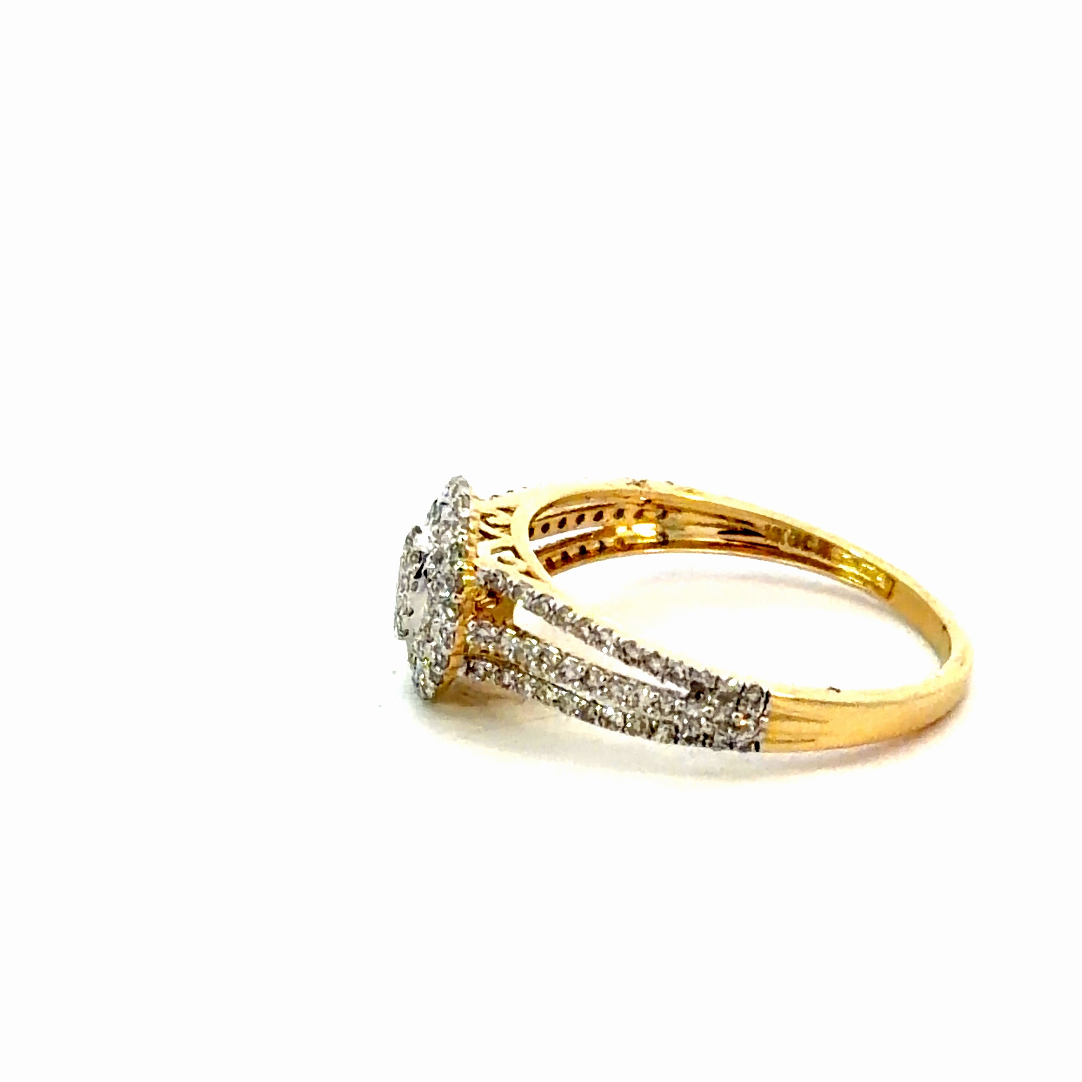 10k Gold & Diamonds Ring