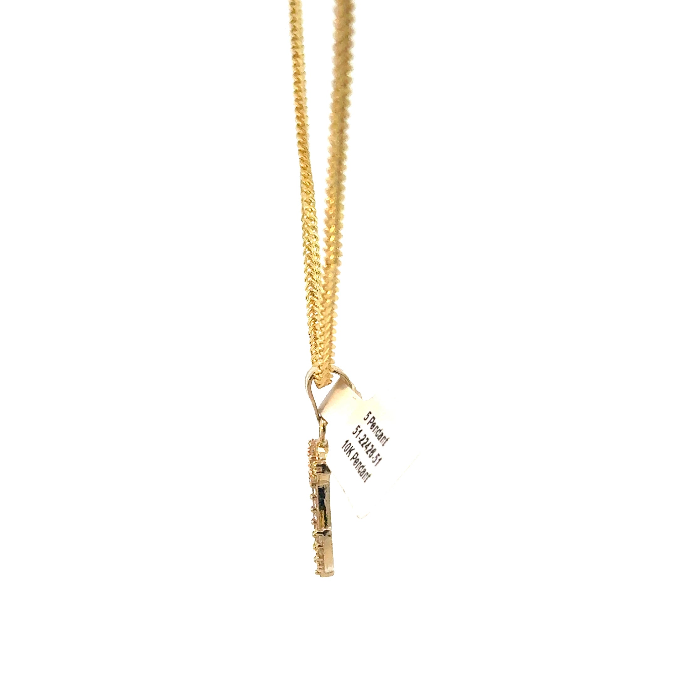 10k Gold Set - 1.8mm Franco Chain + Pendant
