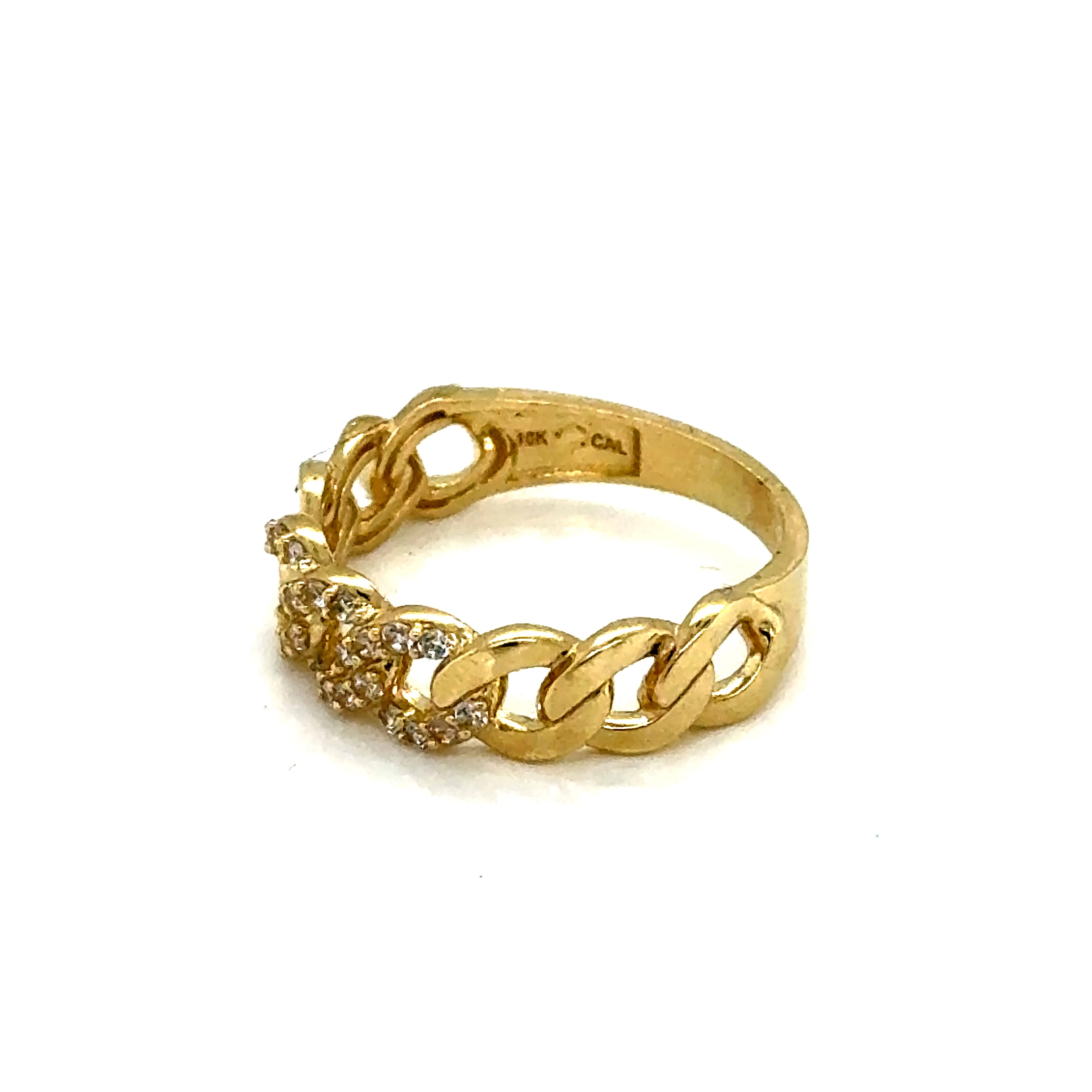 10k Gold - Cuban Ring