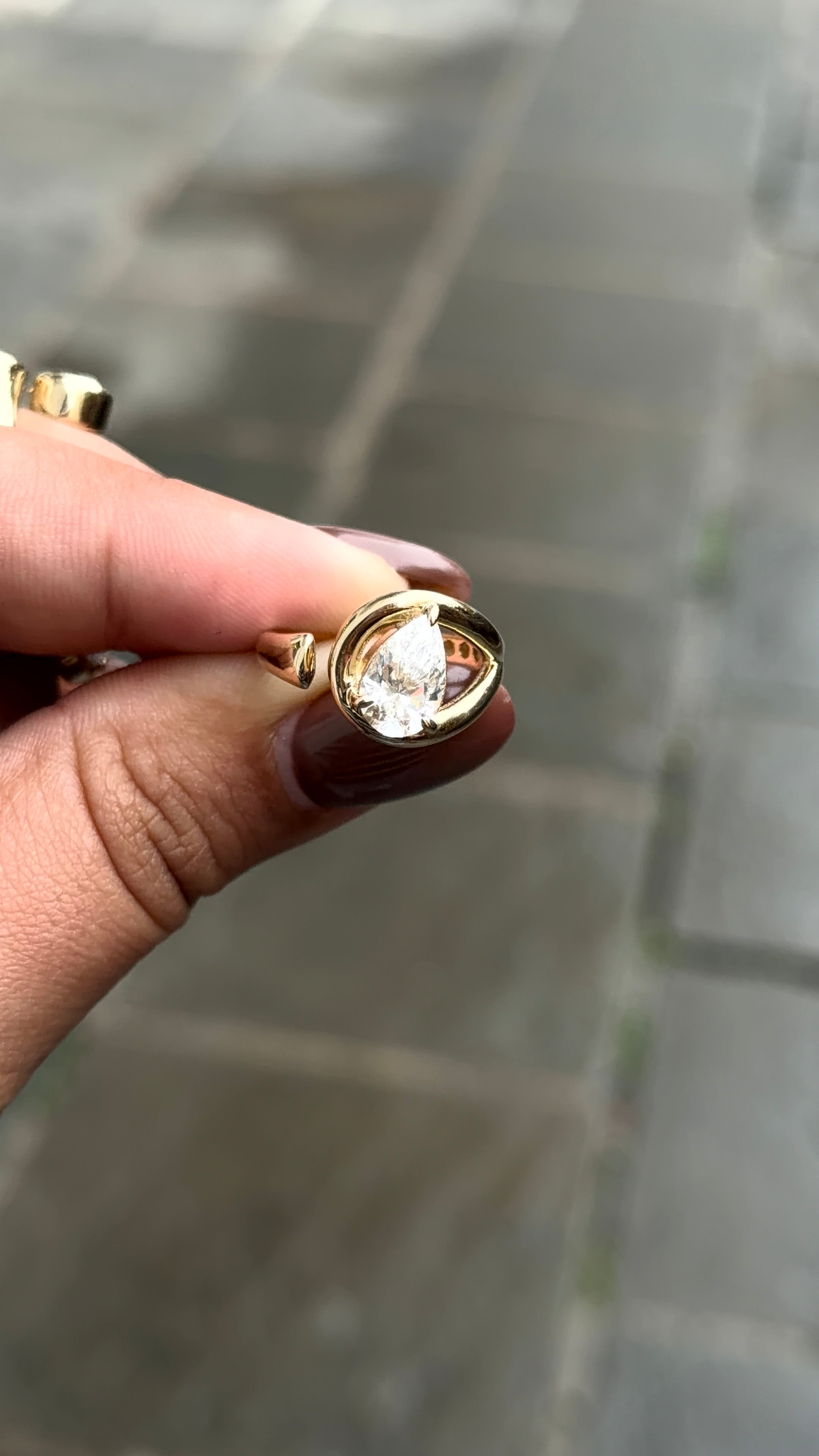 14k Gold & Lab-Grown Diamond Ring