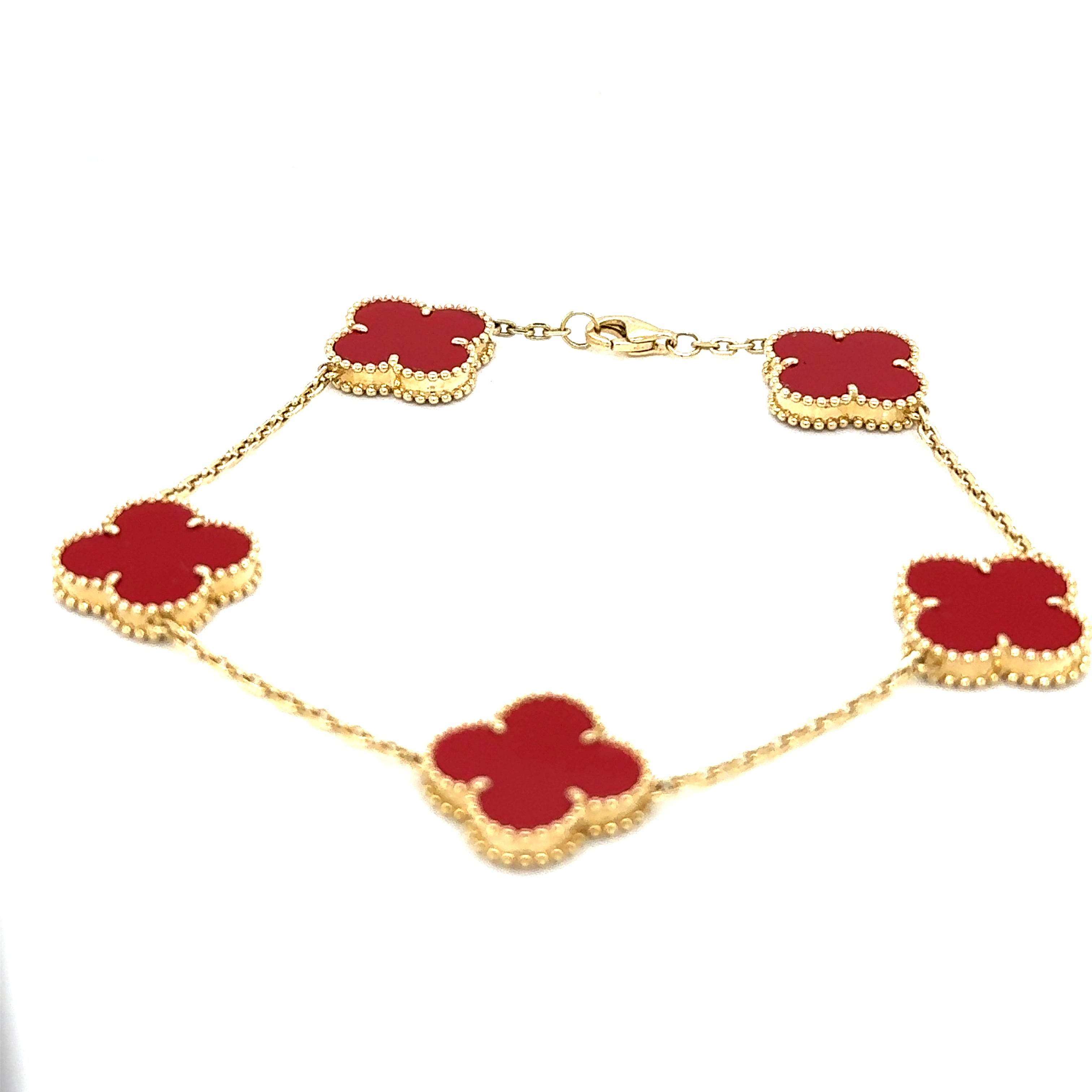 14k Gold - Clover Bracelet