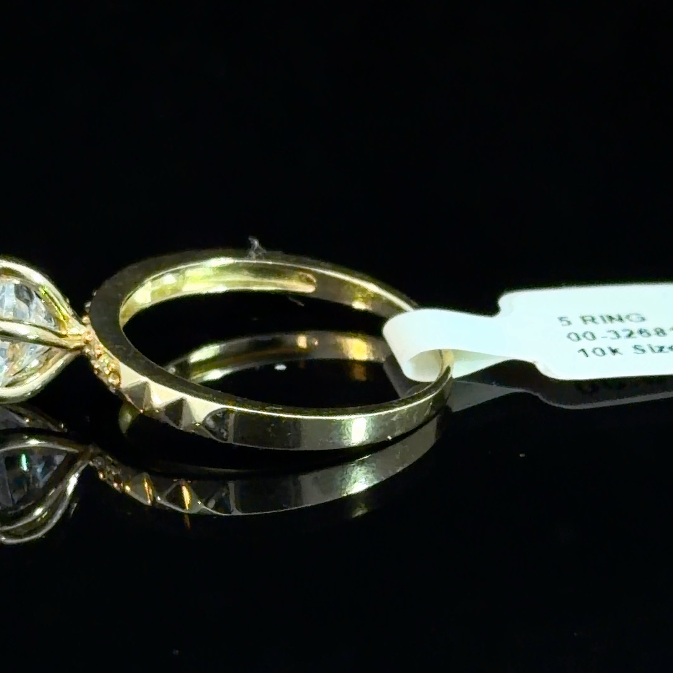 10k Gold - CZ Engagement Ring