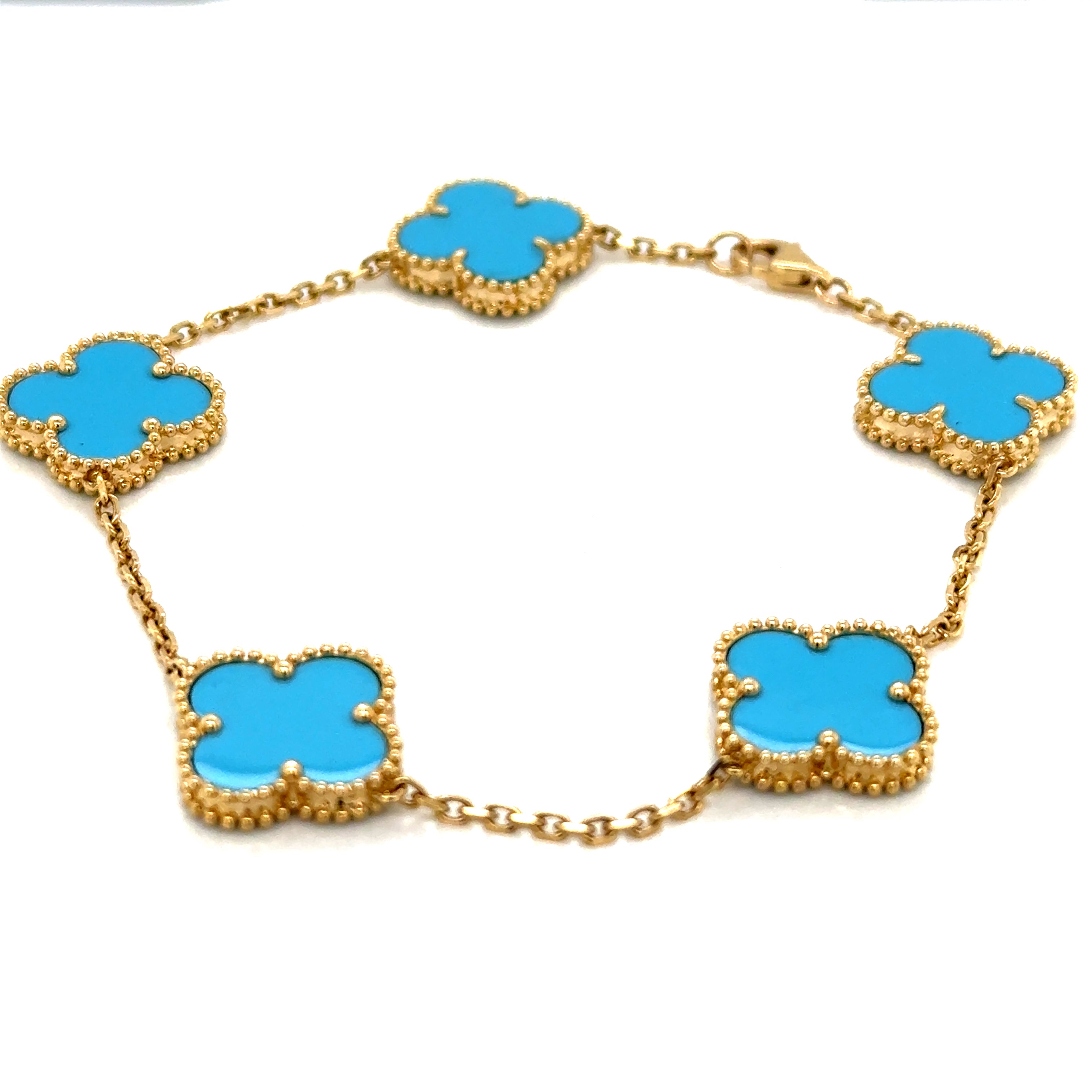 14k Gold - Clover Bracelet