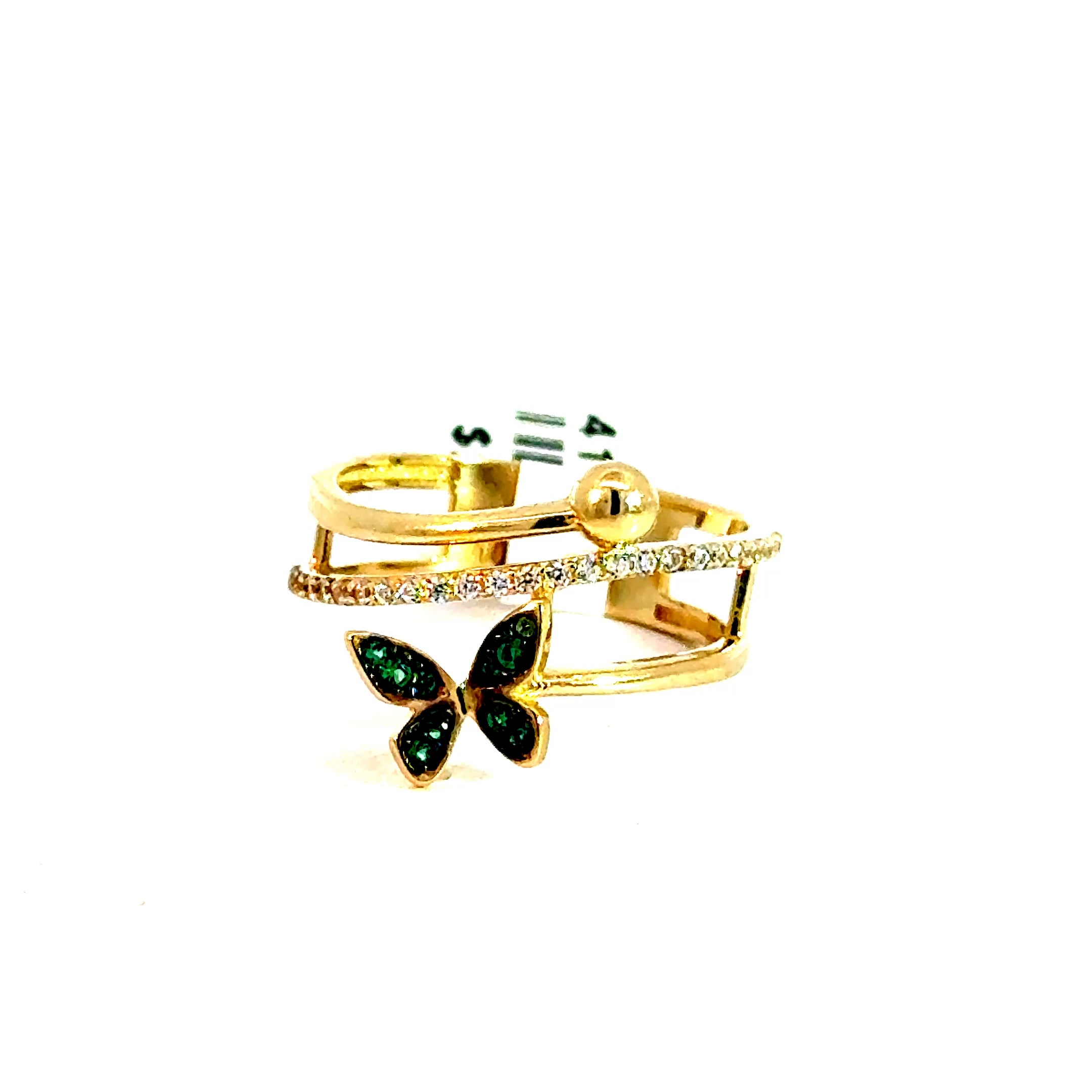 10k Gold - Butterfly Ring