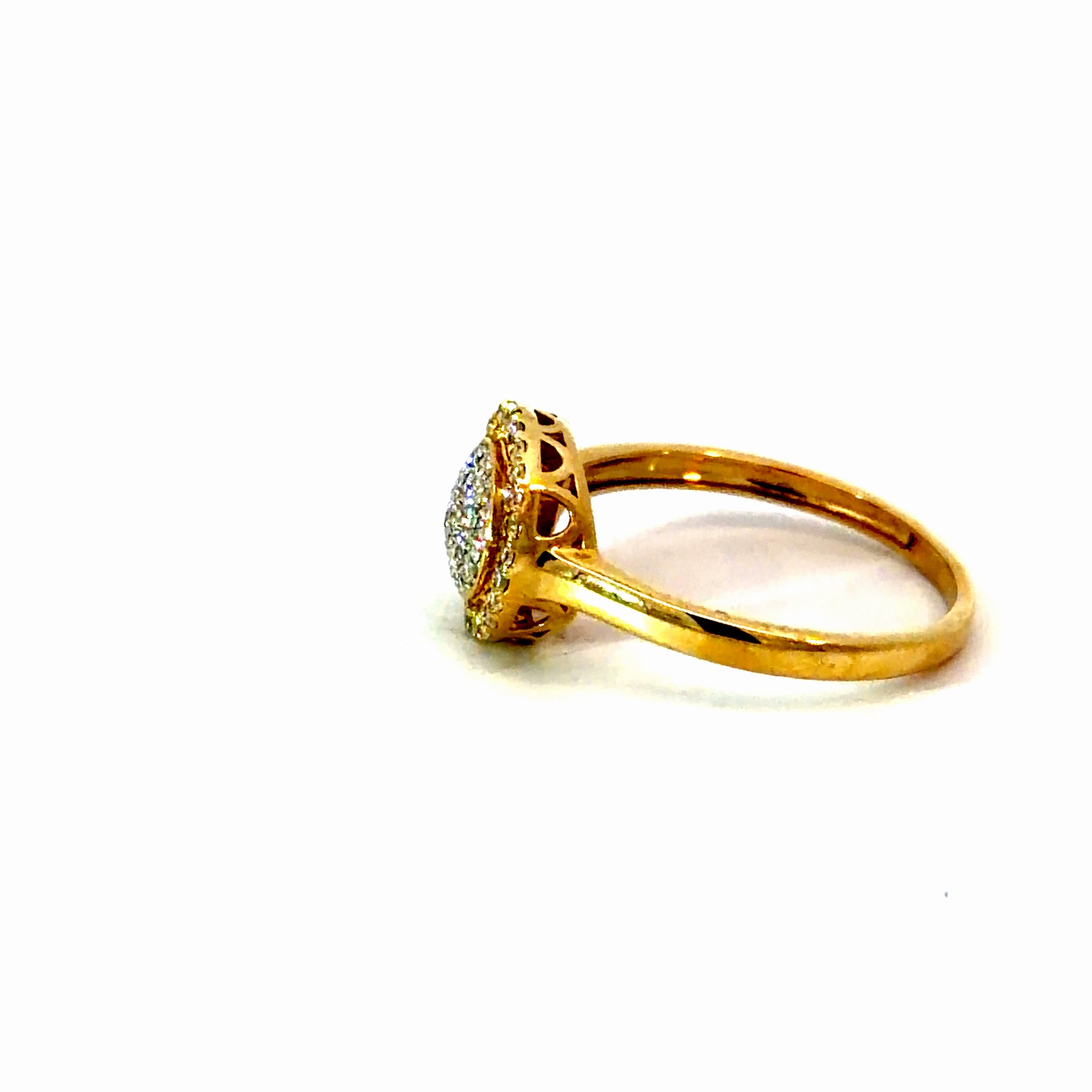 10k Gold & Diamonds Ring