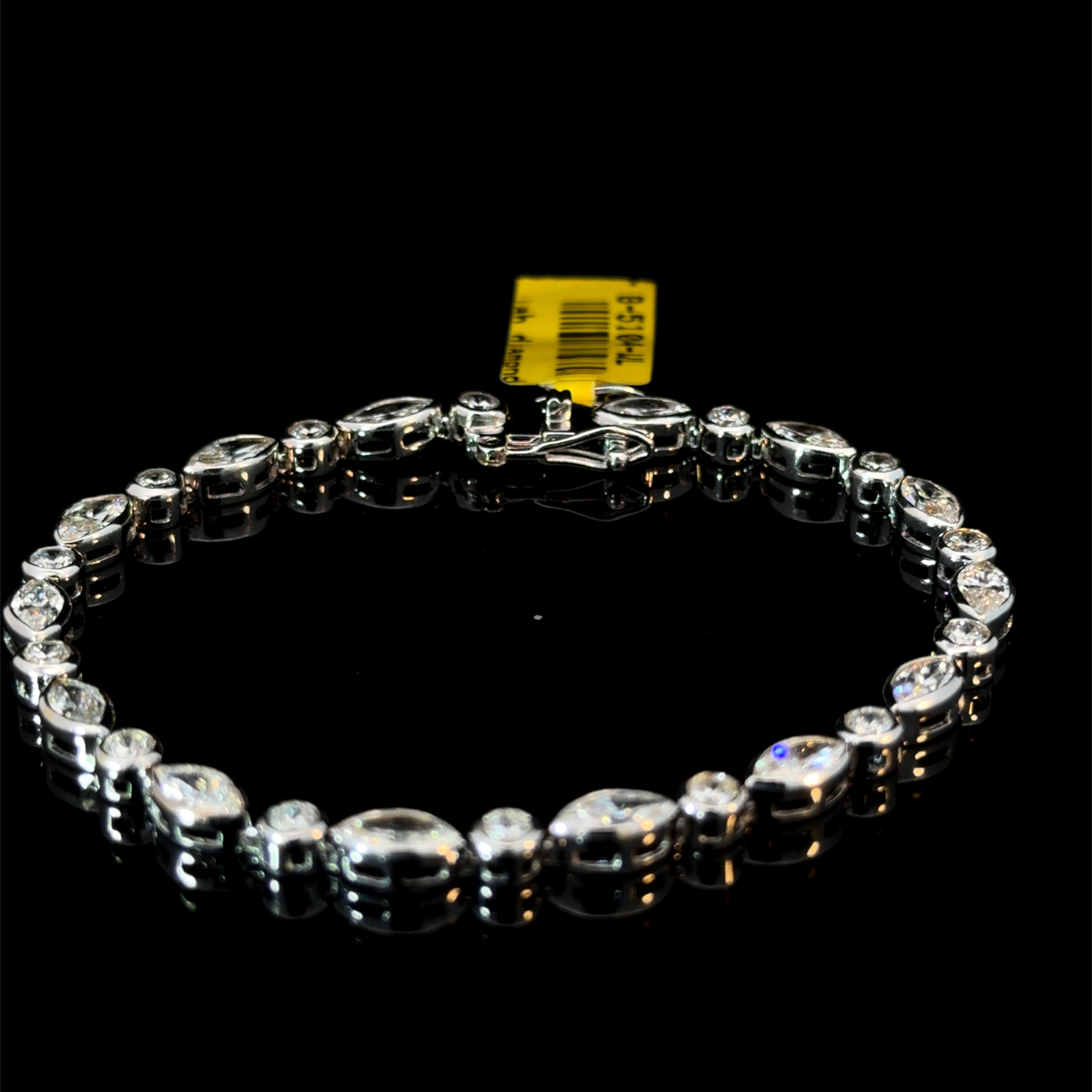 5.40ct Multishape Tennis Bracelet