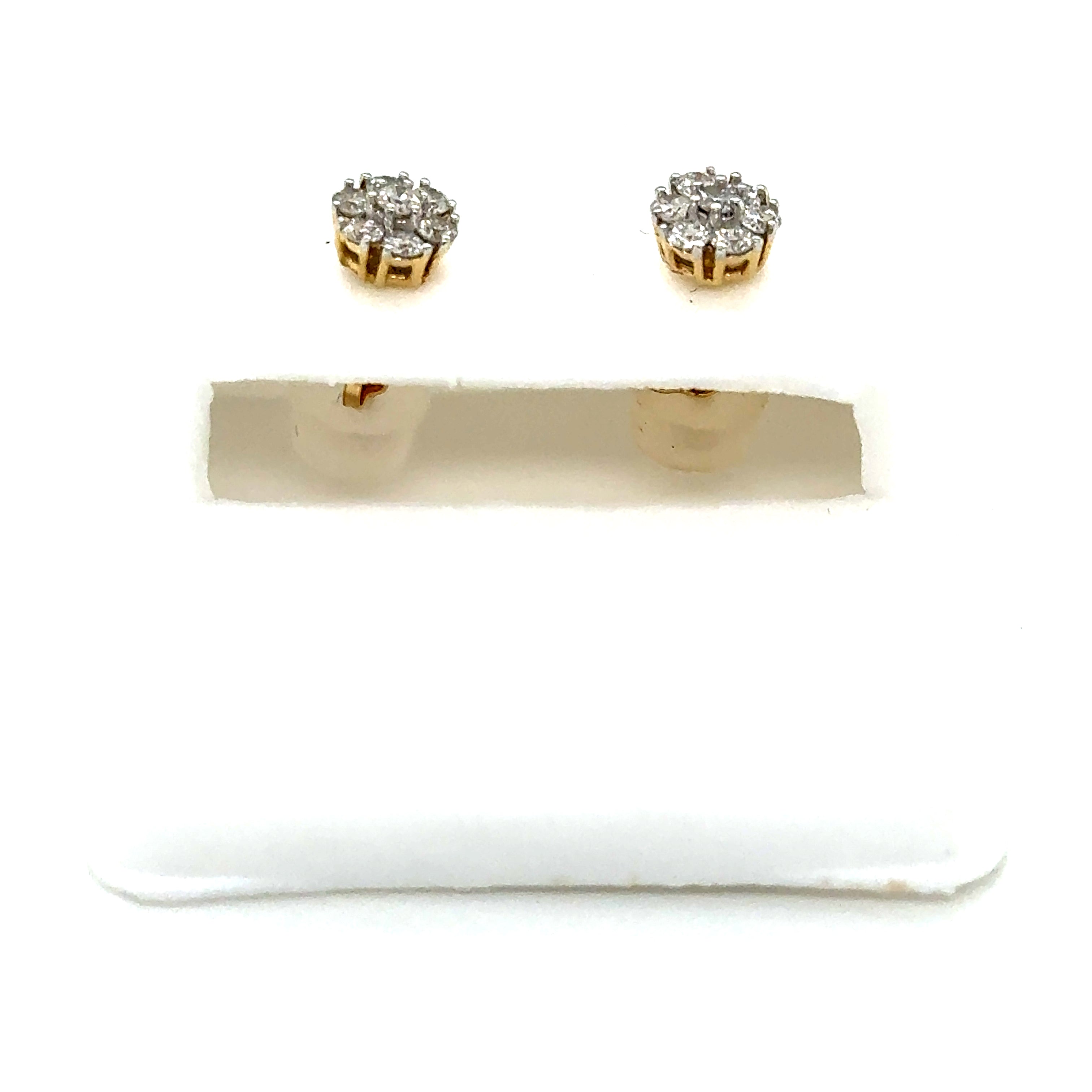 14k Gold- Diamond Studs