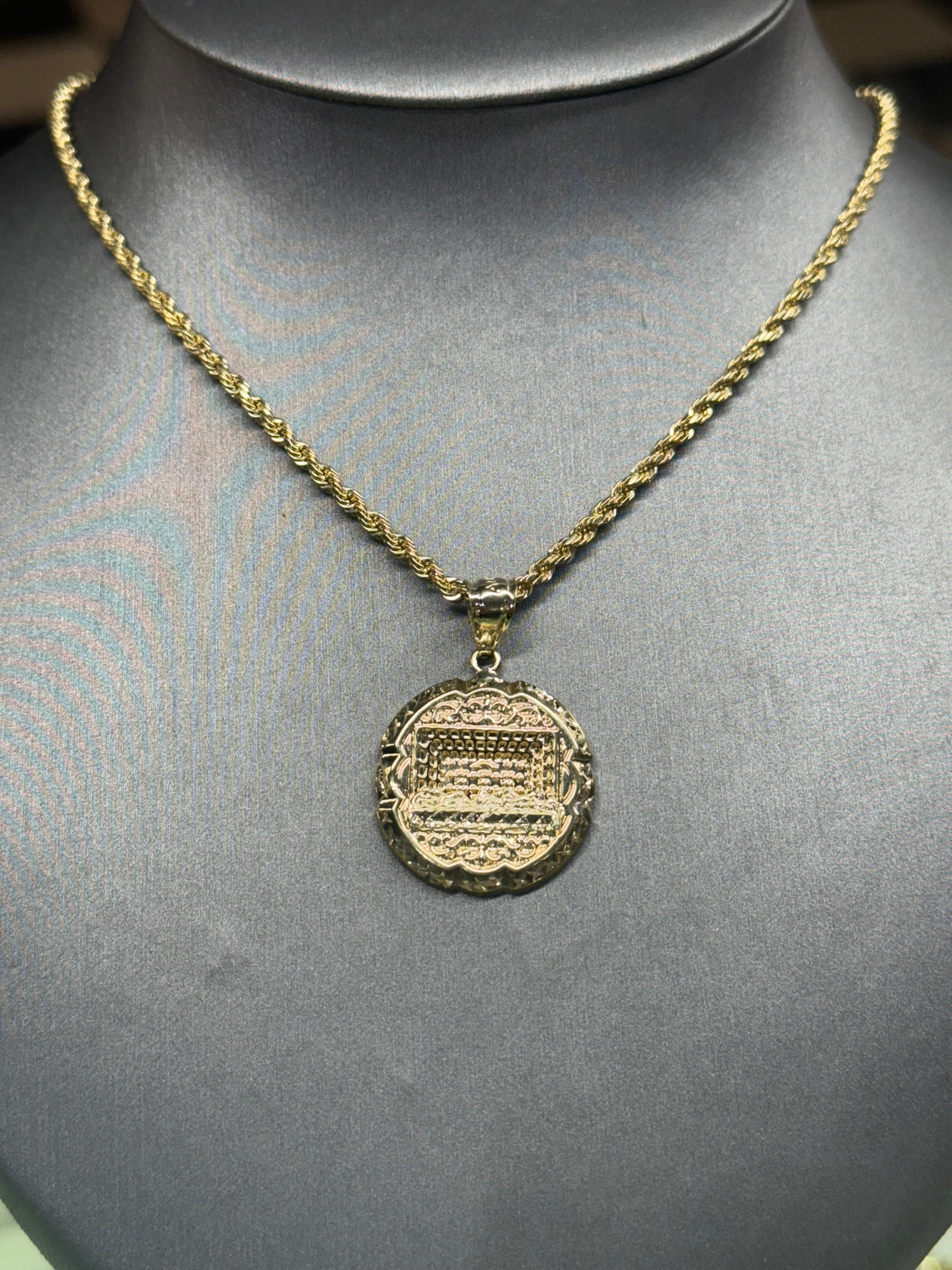 10k Gold - Santa Cena (+ ROPE CHAIN)