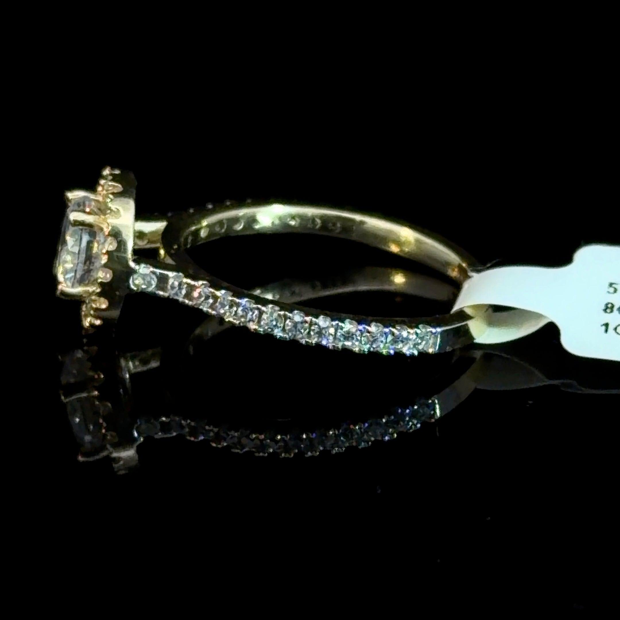 10k Gold - CZ Engagement Ring