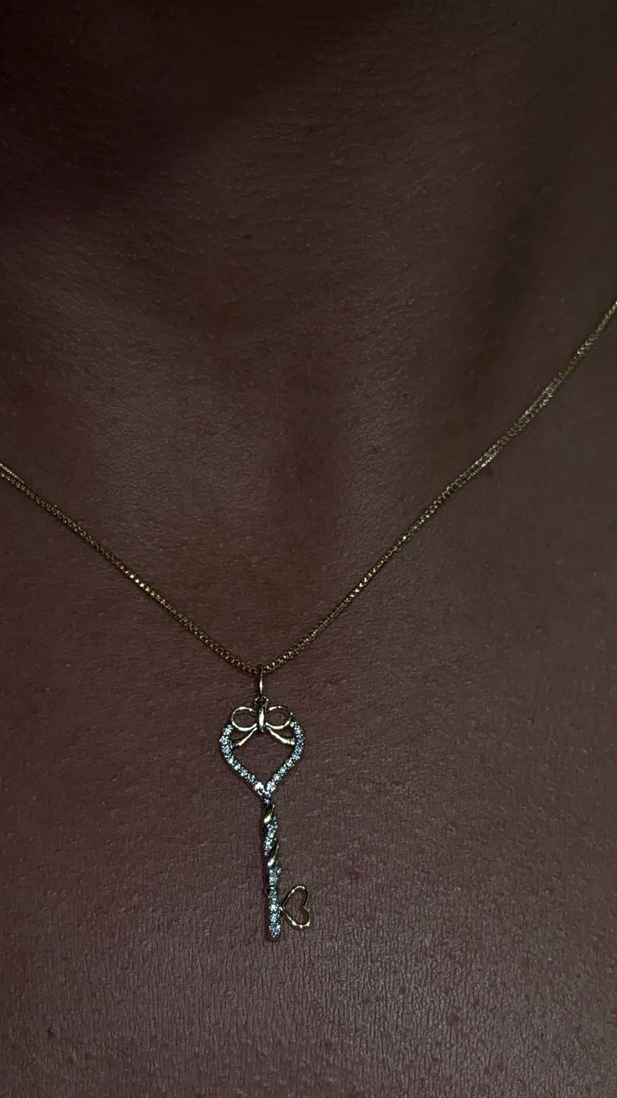 10k Gold & Diamonds - Pendant ONLY