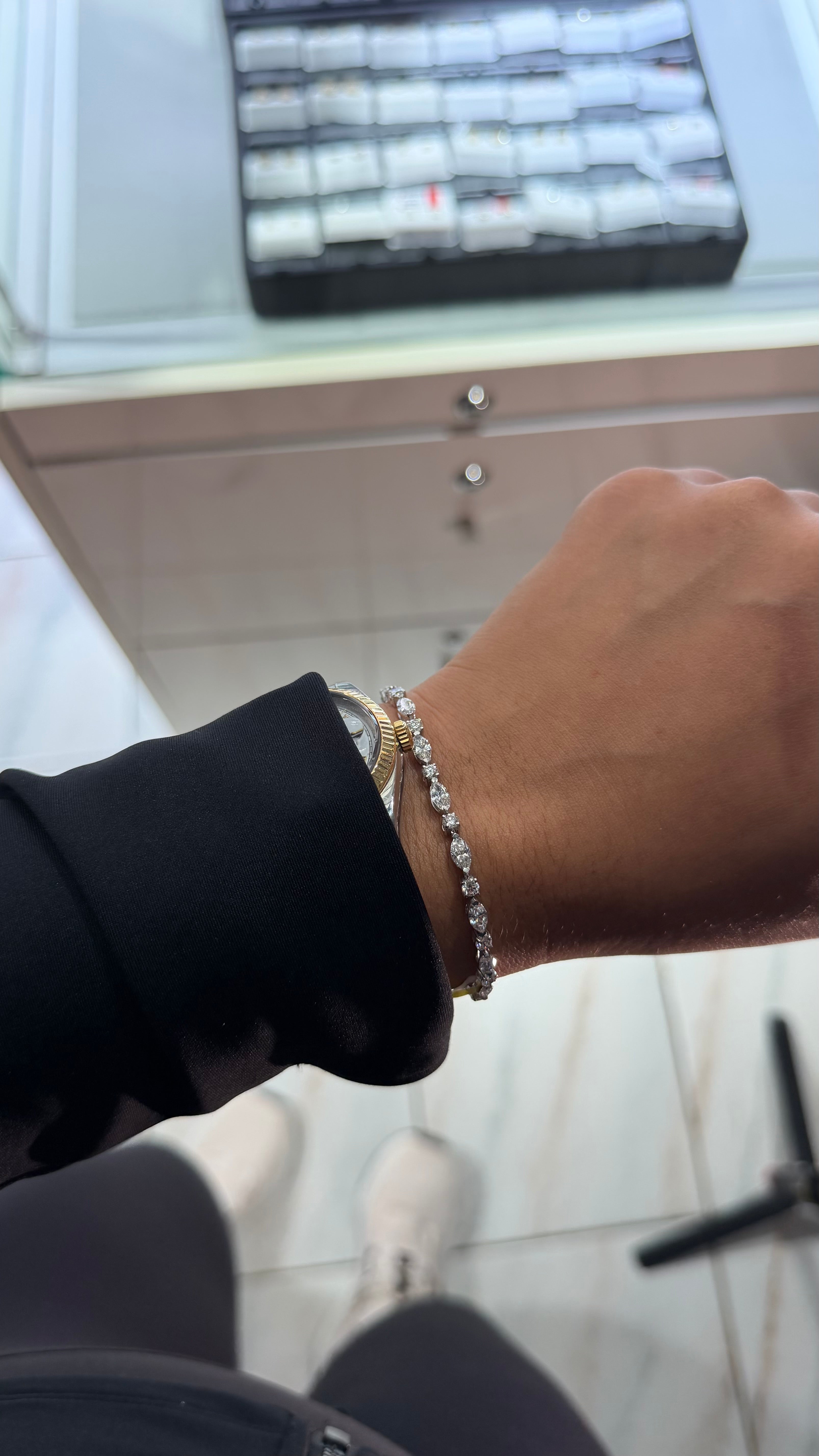 5.40ct Multishape Tennis Bracelet