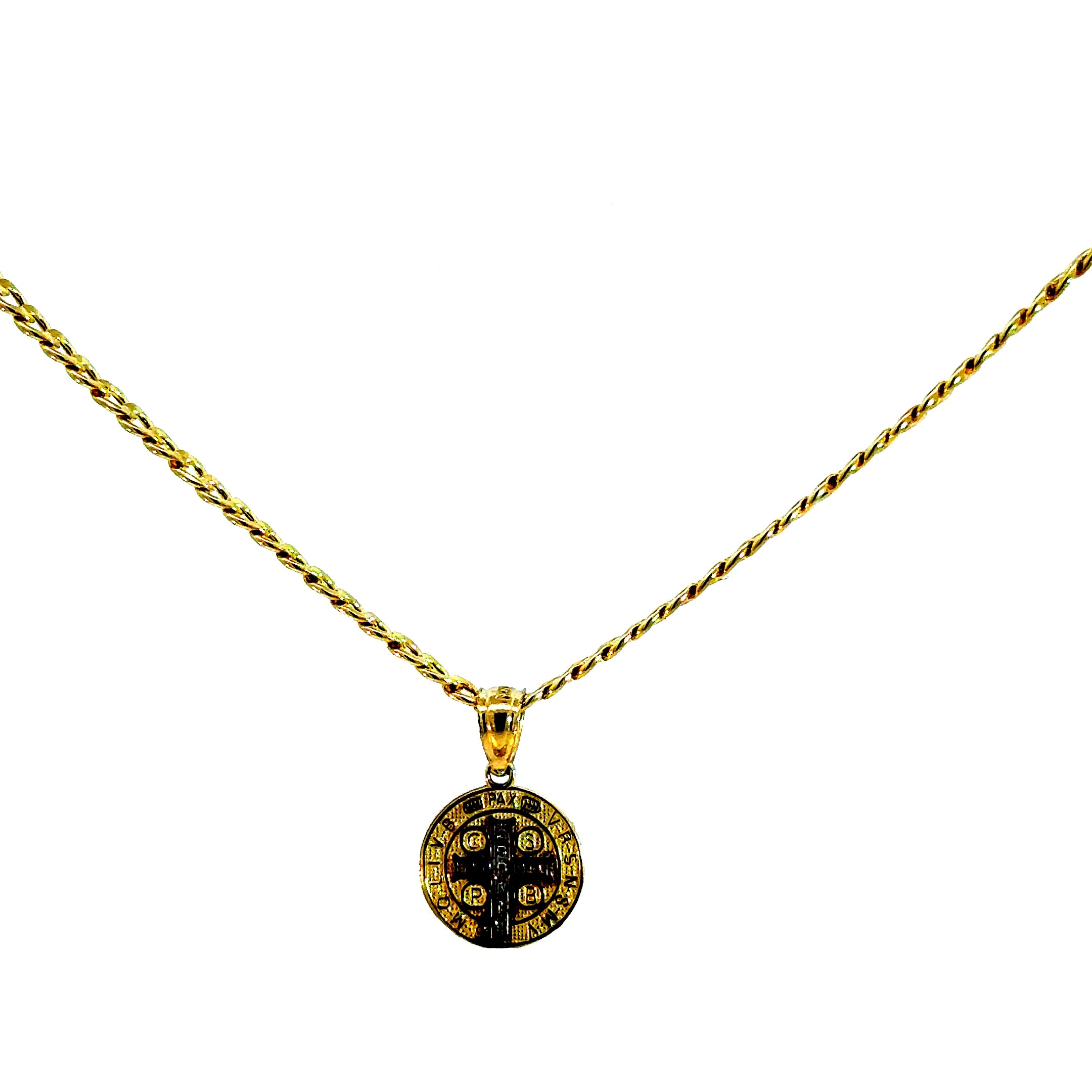 10k Gold Set - 2.5mm Cuban Chain + Pendant